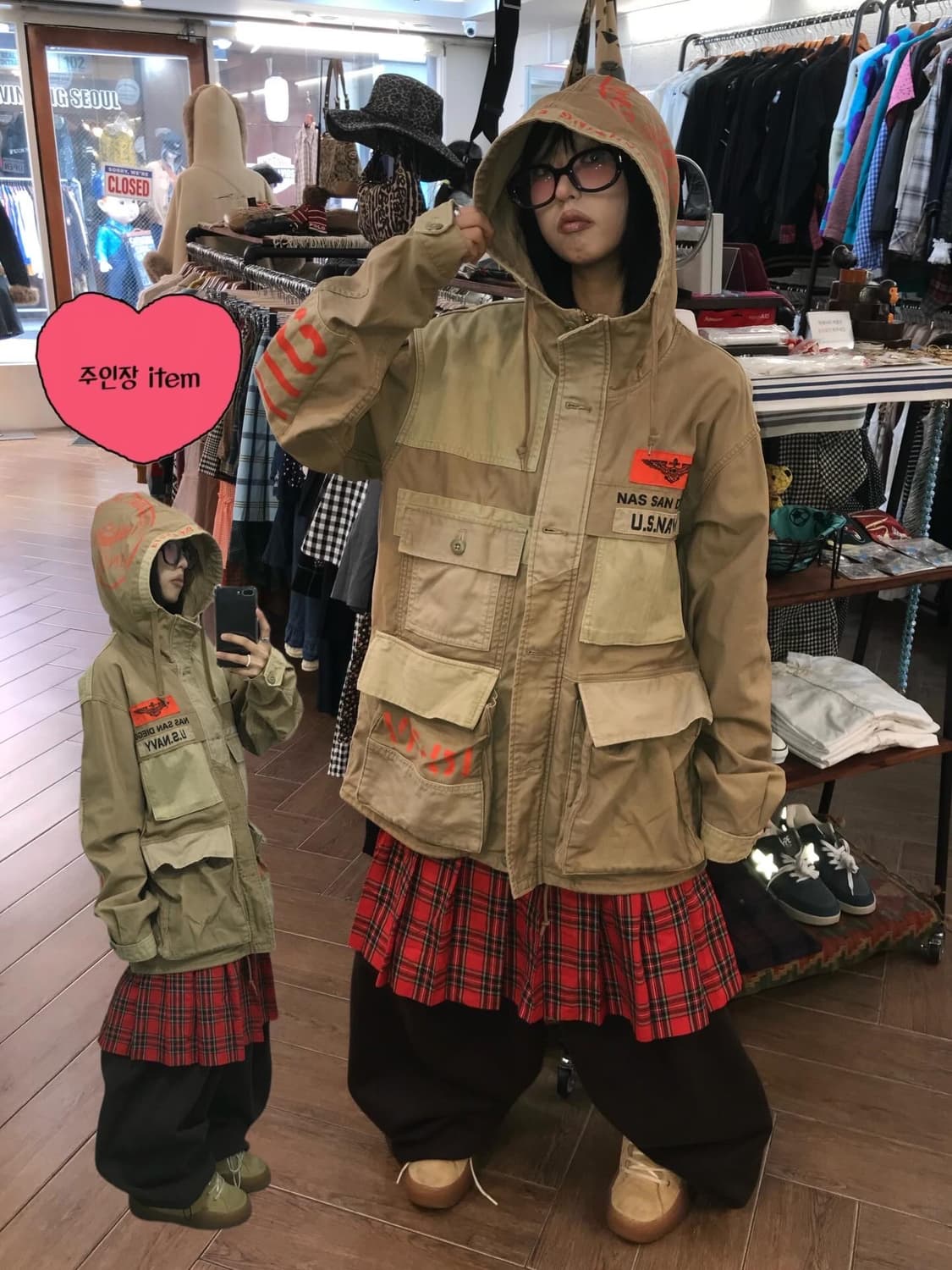 Avirex Multi Pocket Hooded Jacket 상품이미지1