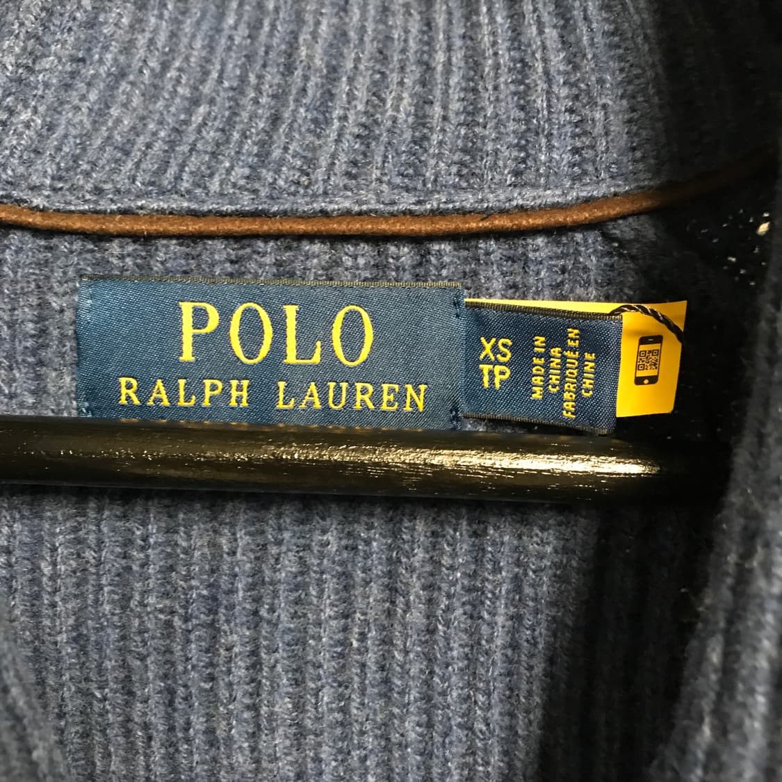 폴로 랄프로렌 QR 숄카라 가디건 네이비 XS(W) 상품이미지5