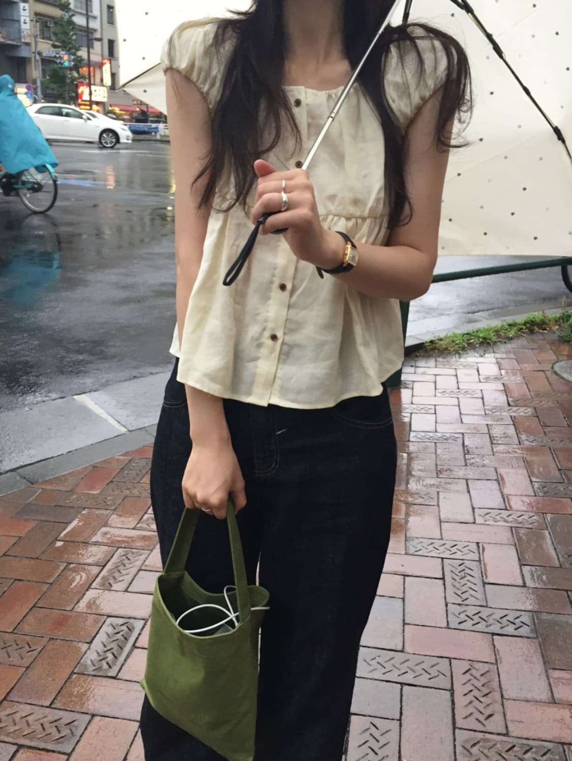 나달 코니 블라우스 버터 상품이미지2