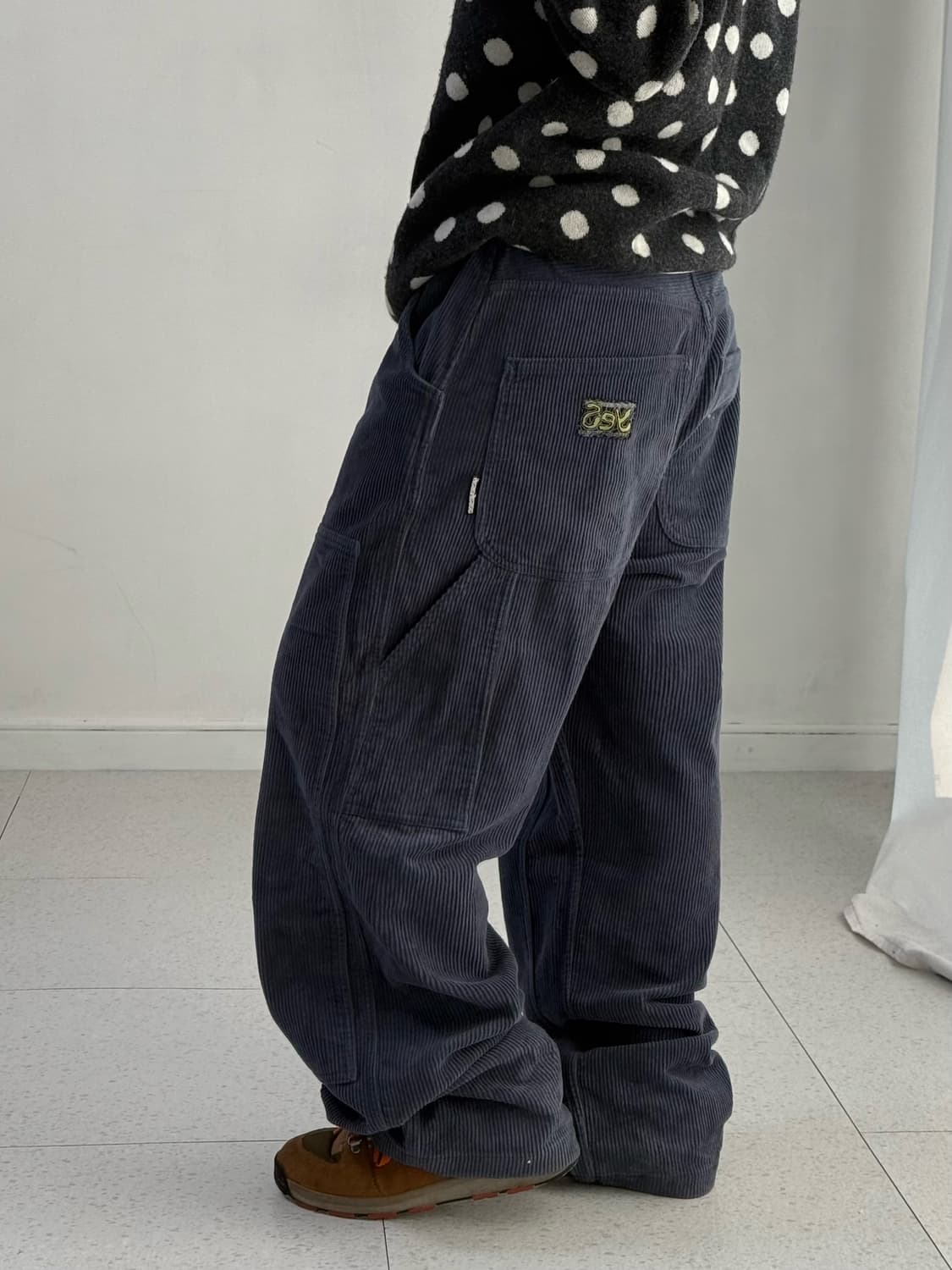 예스아이씨 블루 퍼플 코듀로이 카펜터 상품이미지3