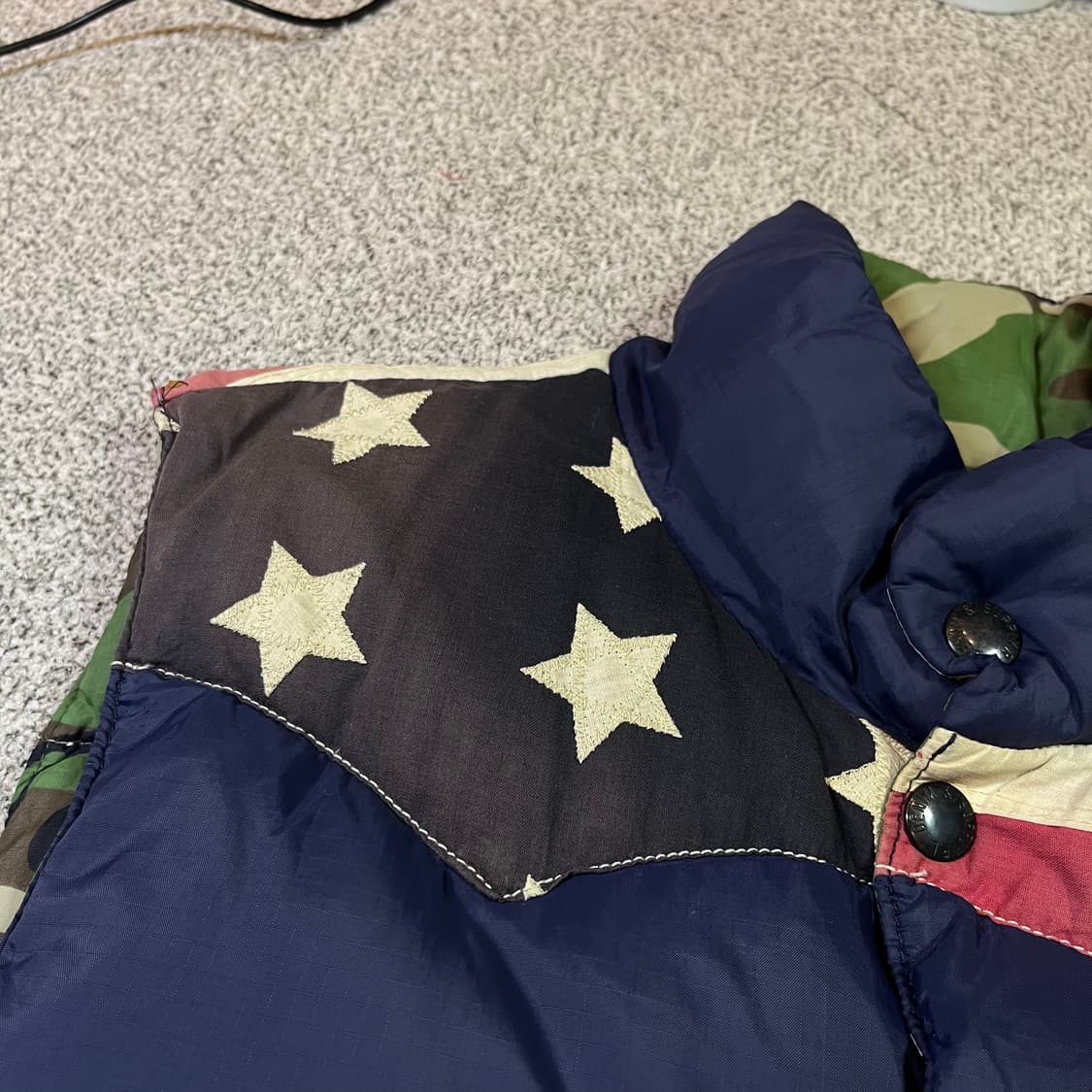 데님 앤 서플라이 리버시블 덕다운 패딩 조끼 상품이미지5