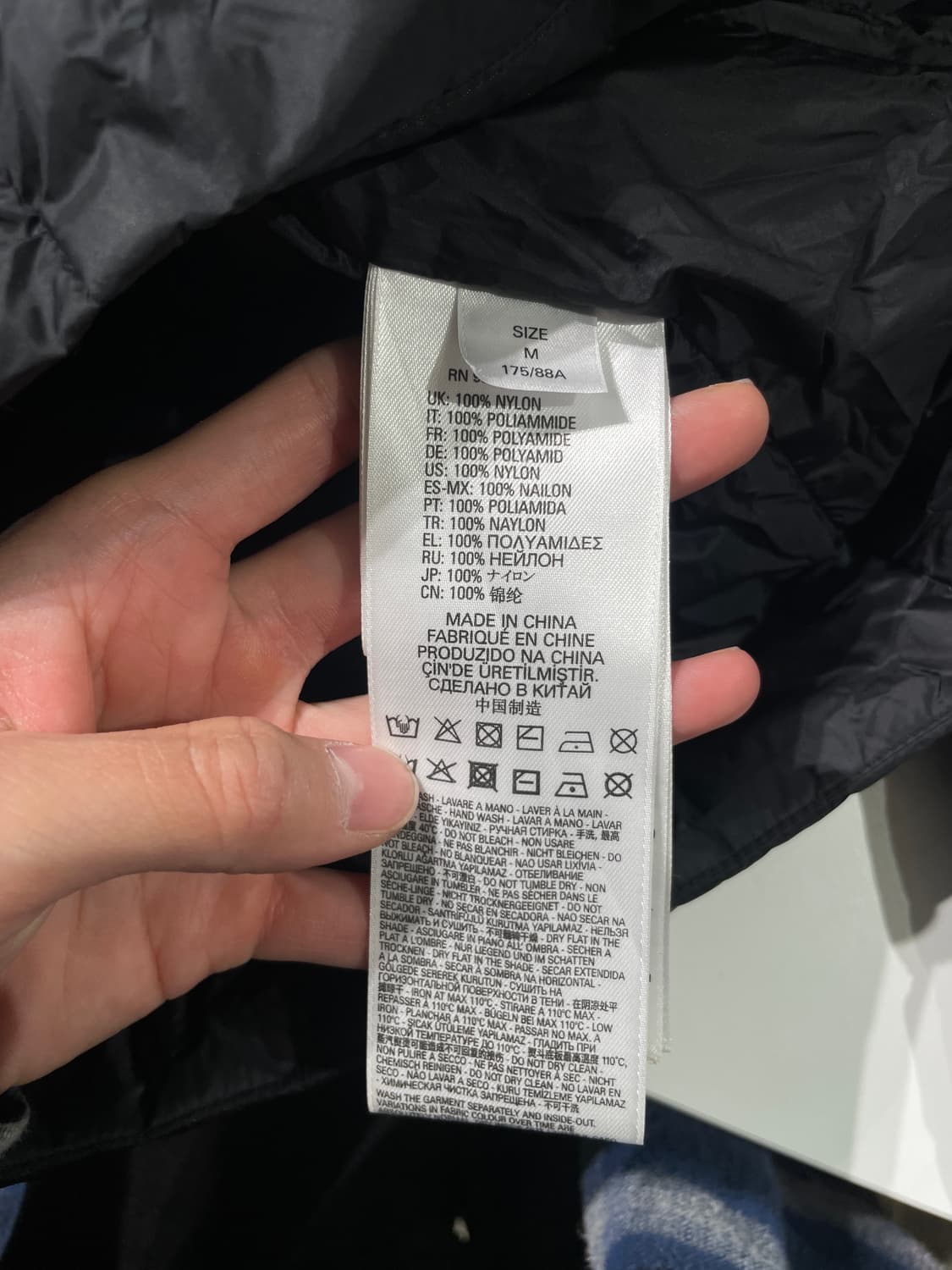 디젤 블랙 투 웨이 집업 덕 다운 경량 패딩 상품이미지8