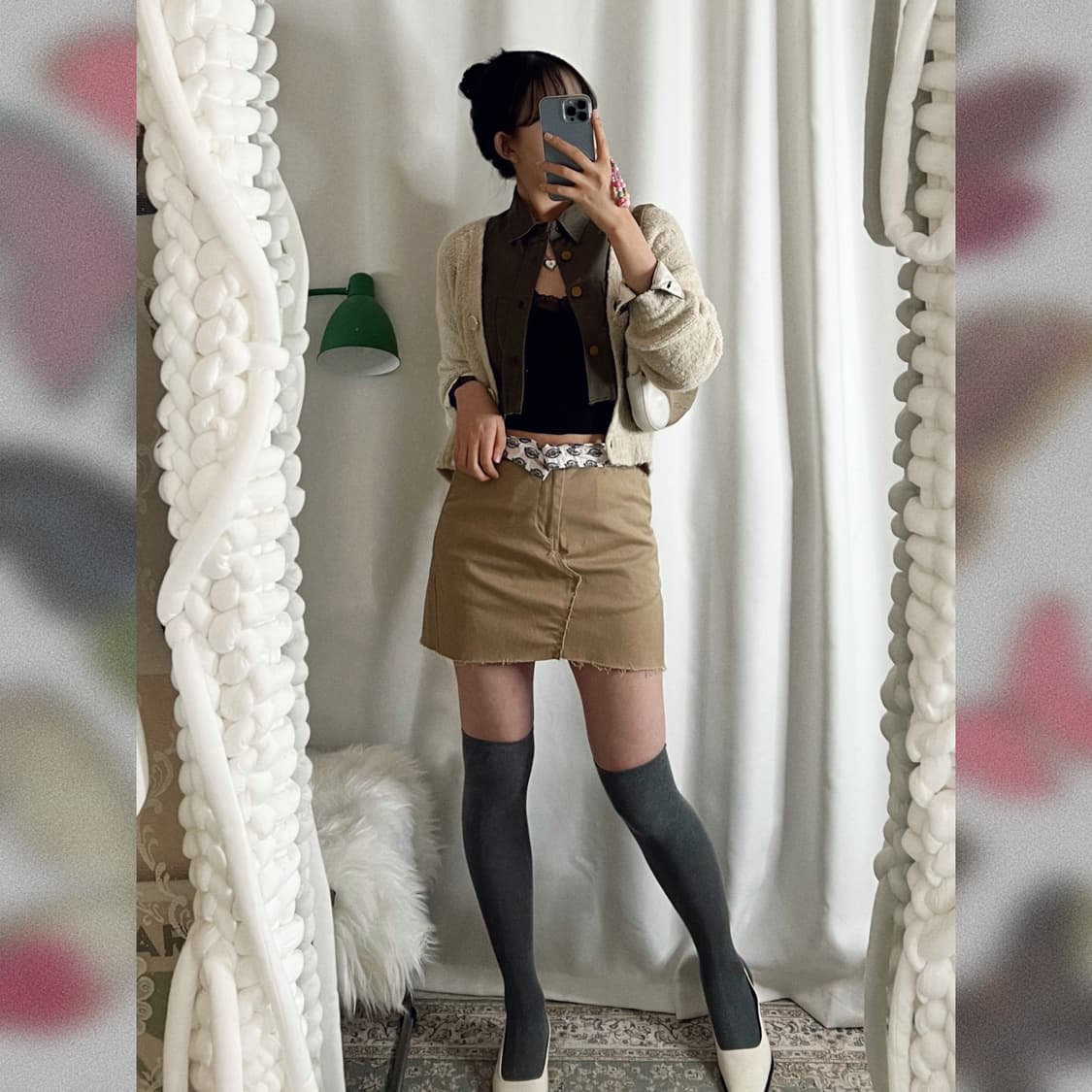 베이지 소프트 가디건 상품이미지3