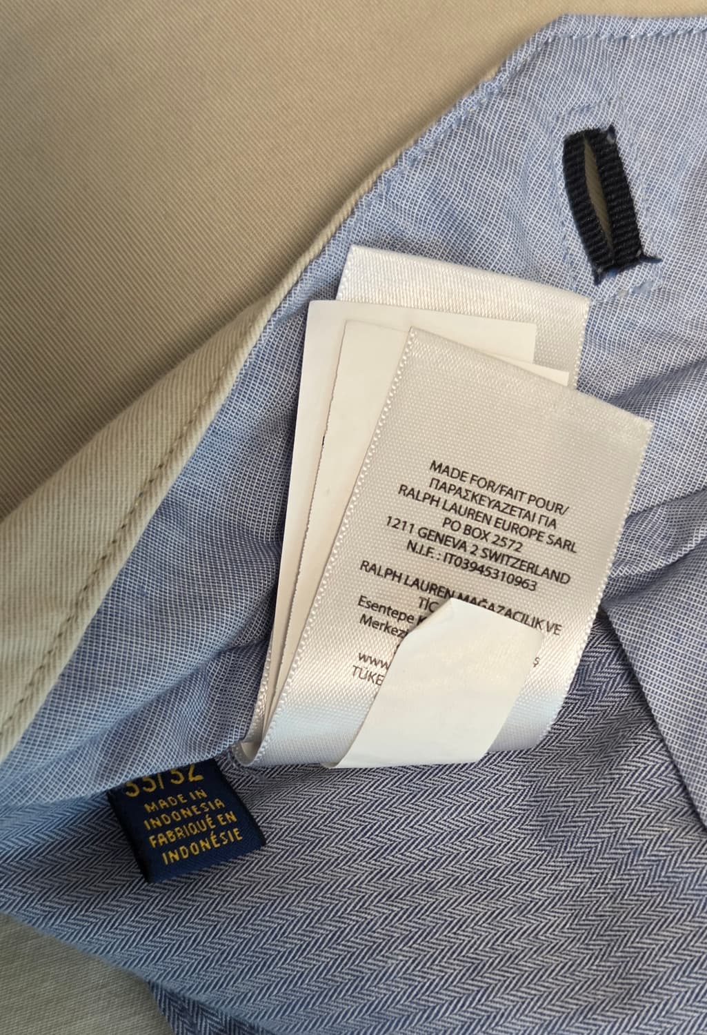 폴로 랄프로렌 스트레치 슬림 핏 33 상품이미지3