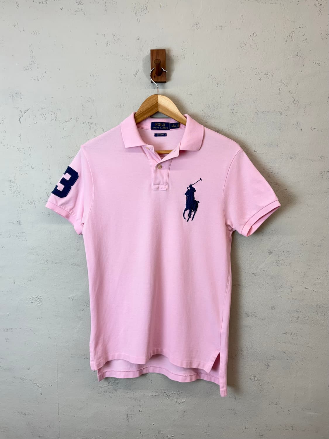 폴로랄프로렌 치프키프 빅포니 핑크 반팔 카라티 상품이미지1