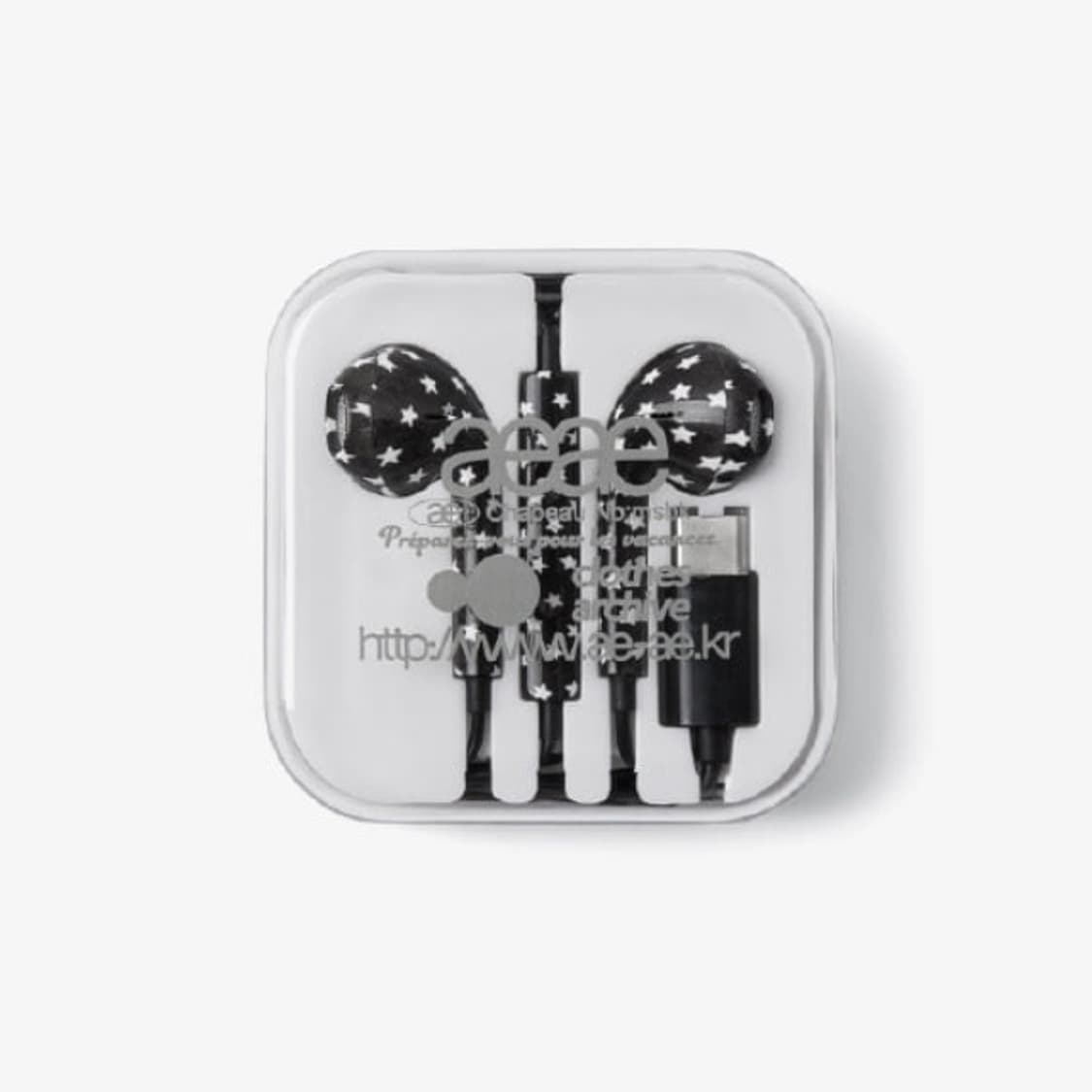 [미개봉 새상품] aeae 커스텀 줄 이어폰 블랙 상품이미지1