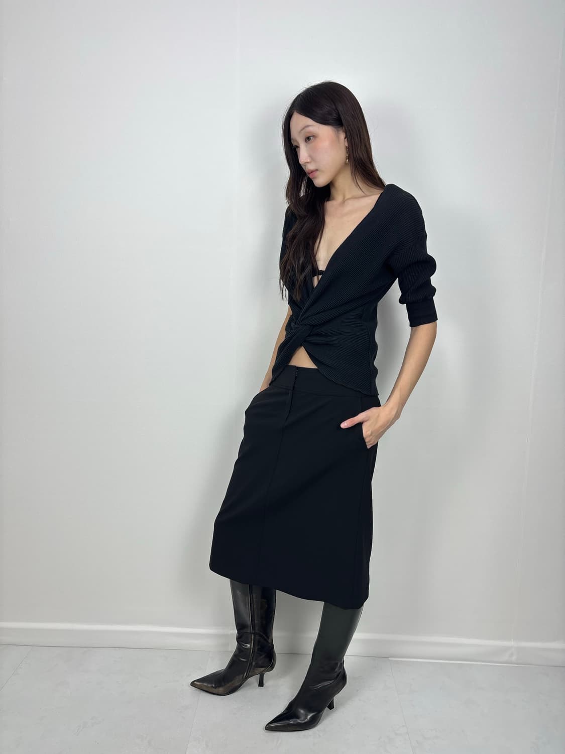 THEORY LOW MIDI SKIRT 상품이미지6