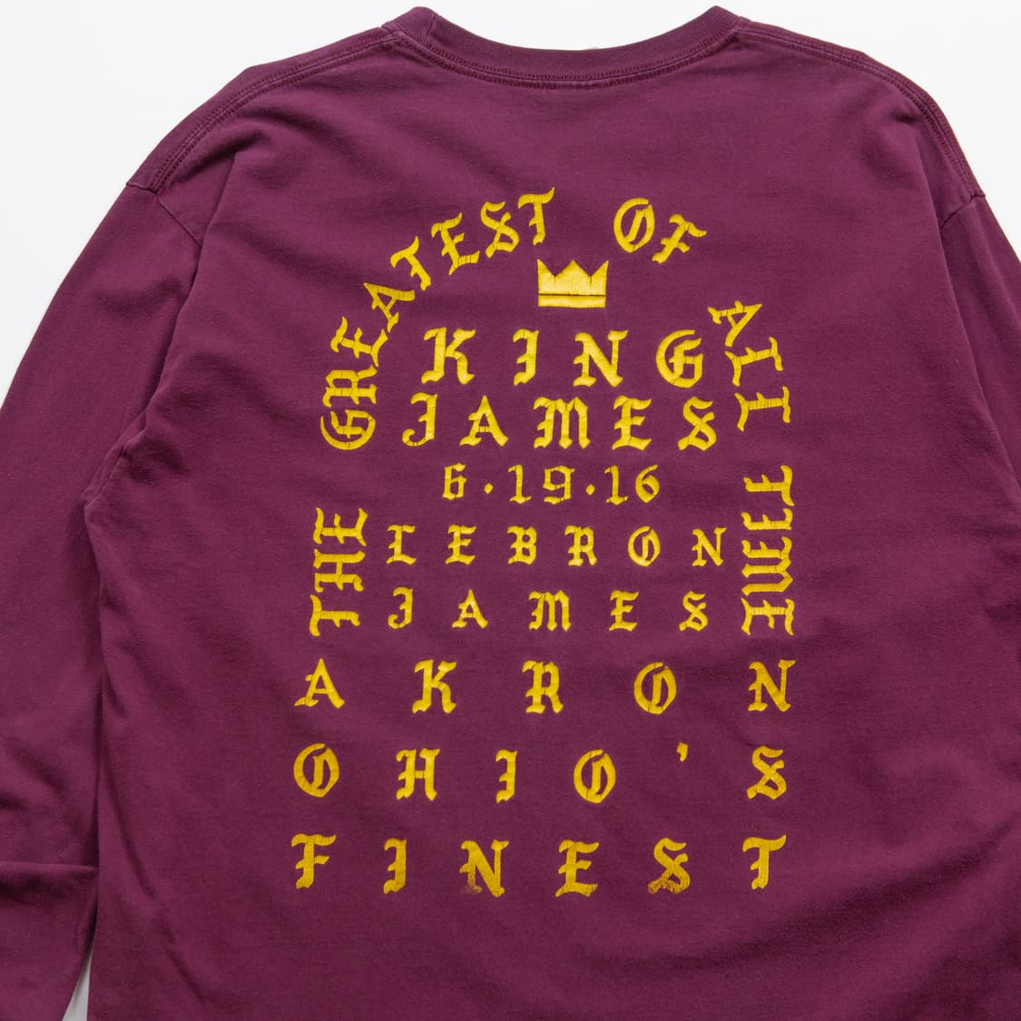 2016 칸예 웨스트 Life of Pablo 롱슬리브 티셔츠 상품이미지2