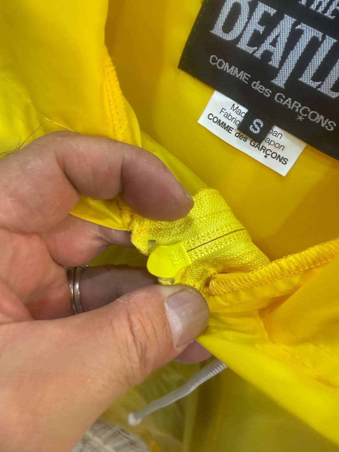 55-66 정품 비틀즈+꼼데가르송 바막자켓 팝니다 상품이미지3