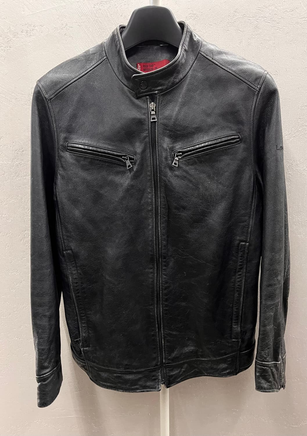 리바이스 레드탭 라이더 가죽 자켓 블랙 M(95) 상품이미지1