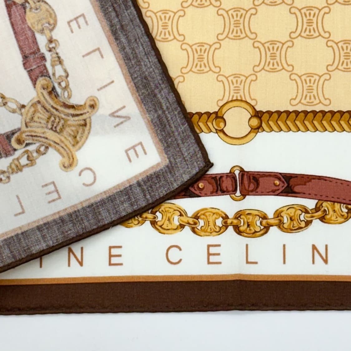 (새상품) celine / 셀린느 쁘띠스카프 손수건 상품이미지4
