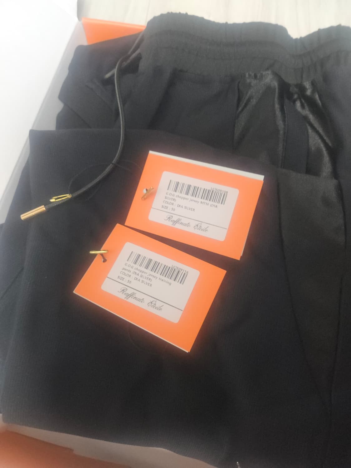 라피나토에뚜알 초퍼저지 트레이닝셋업 (실버) 상품이미지4