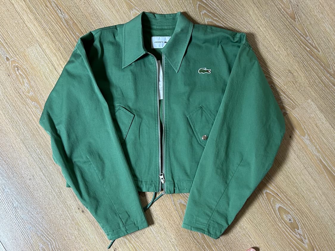 라코스테 해링턴 크롭 그린재킷 상품이미지4