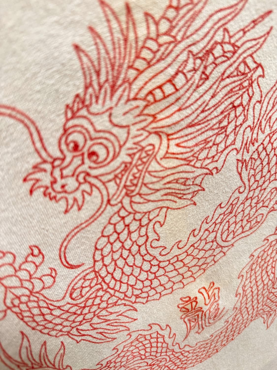 90s earth creations Oriental Dragon 티셔츠 상품이미지5