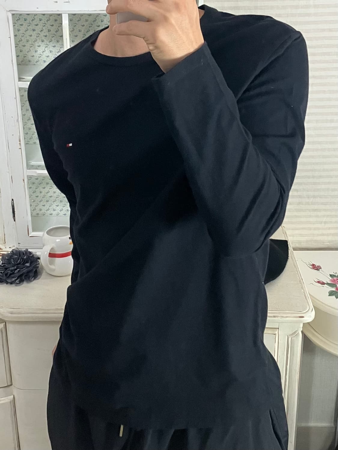 빈티지 타미힐피거 블랙 티셔츠 810 y2k 스트릿 갸루 펑키 일본빈티지 상품이미지6