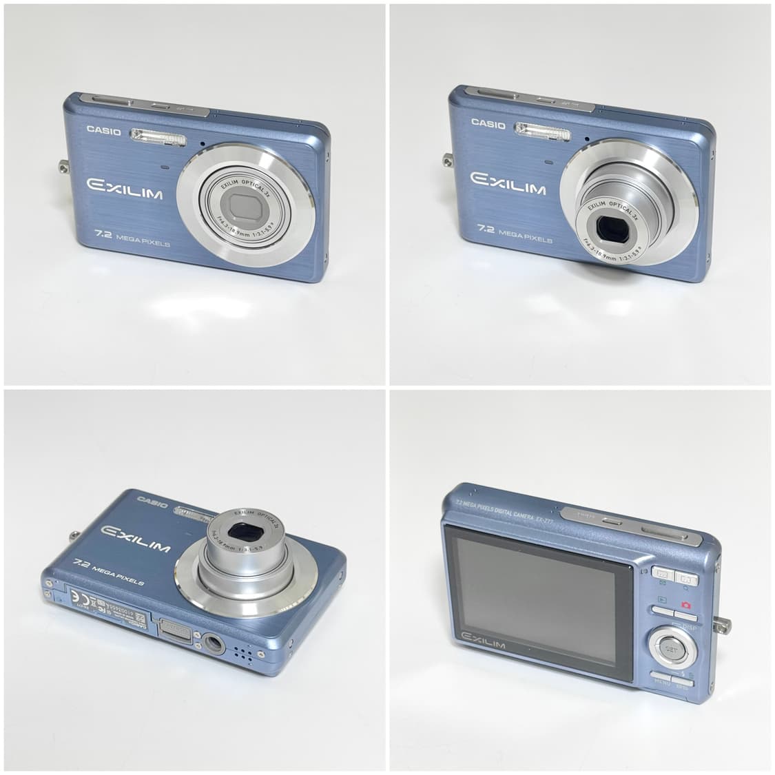 카시오 엑슬림 EX-Z77 라이트블루 빈티지디카 상품이미지2