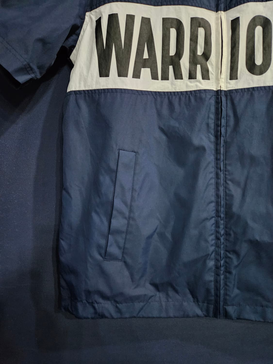 NBA 네이비 남성 95 후드 바람막이 반팔 집업자켓  상품이미지5