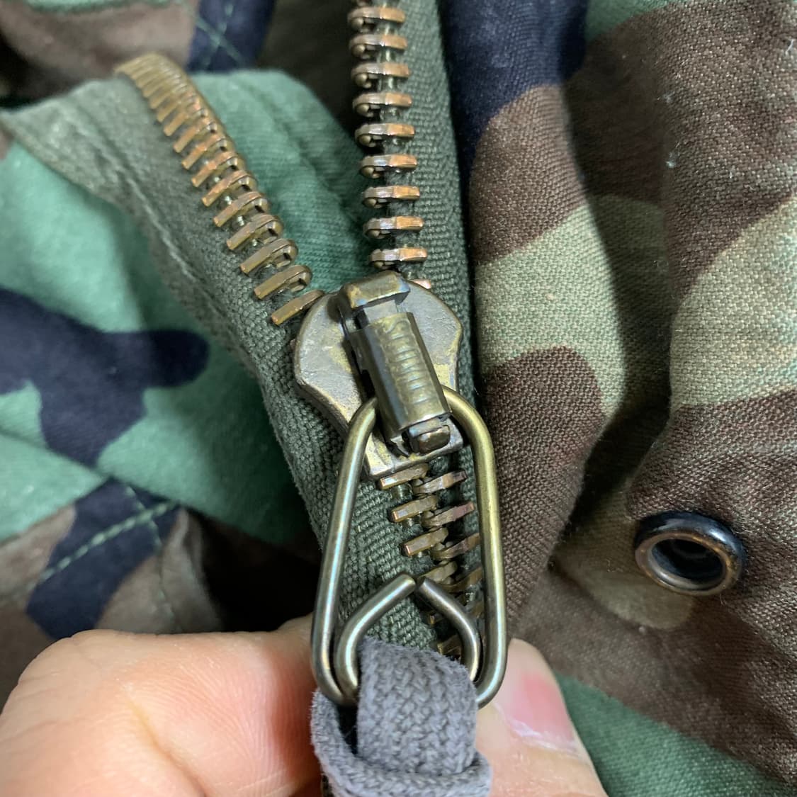 80‘s US Army 미군 오리지널 우드랜드 카모 M-65 필드자켓 상품이미지4