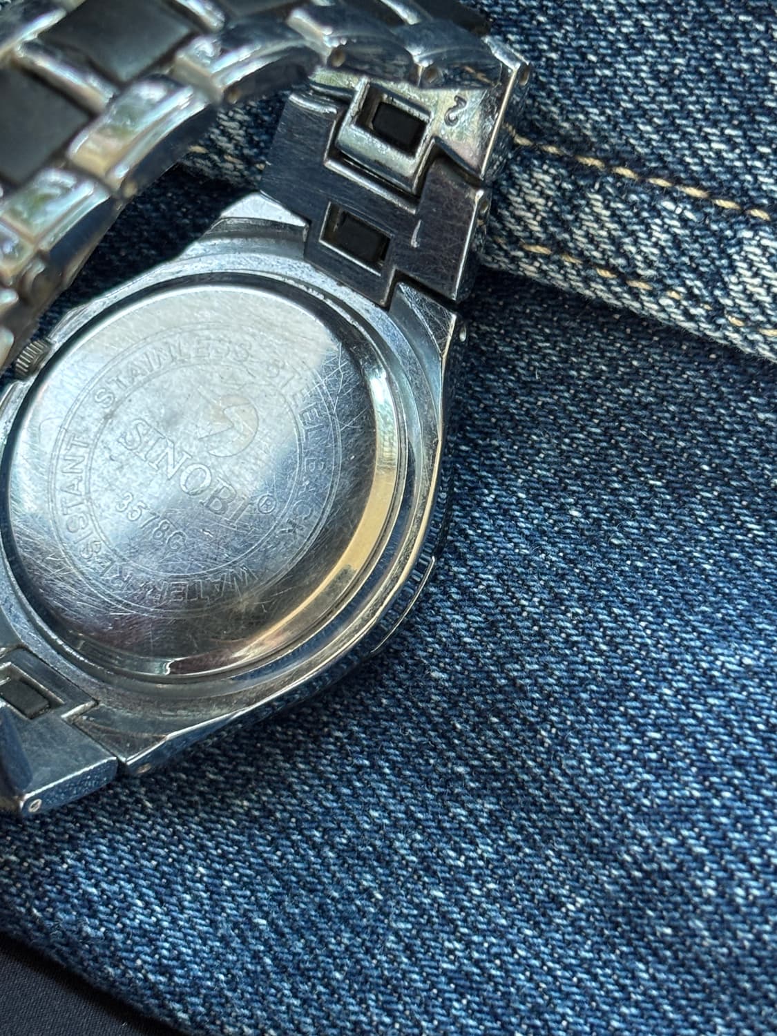 vintage sinobi metal watch steel 상품이미지6