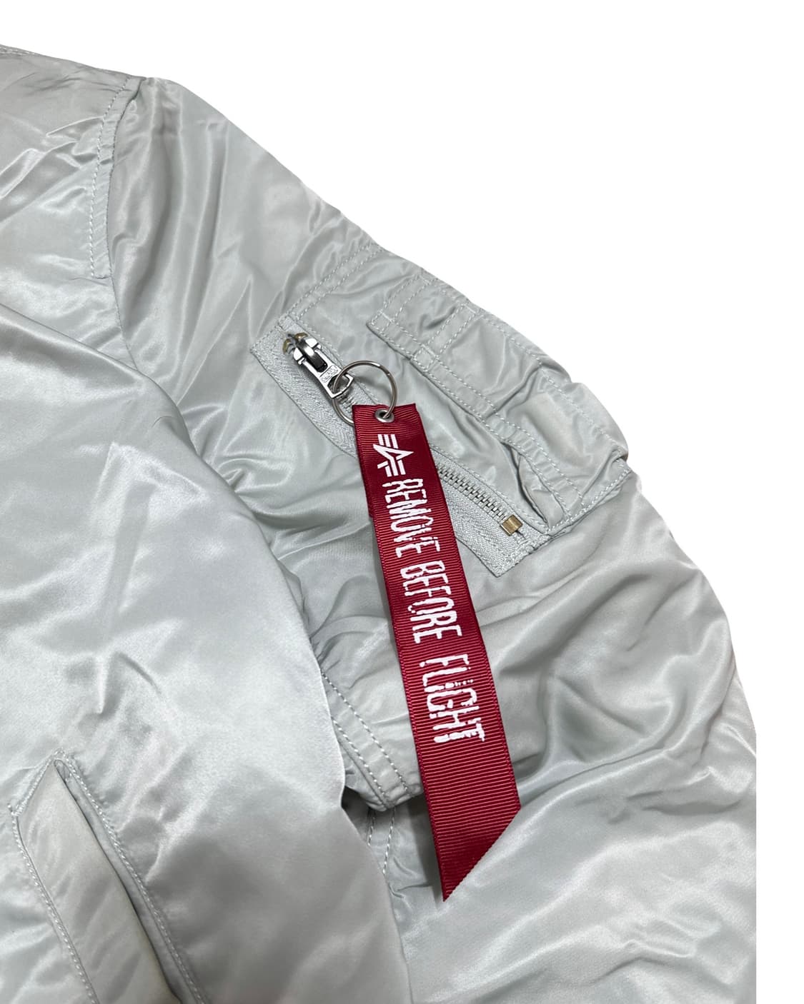 알파인더스트리 MA-1 라이트 그레이 항공점퍼 상품이미지3