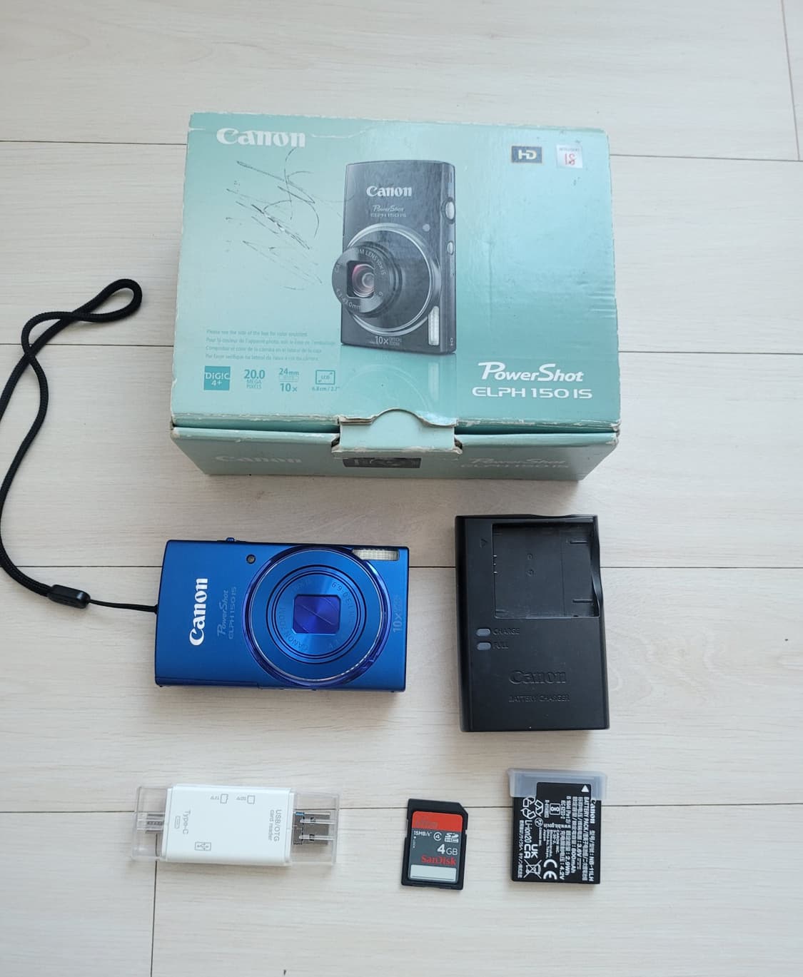 캐논파워샷 ELPH150 디지털카메라(새상품급) 상품이미지1