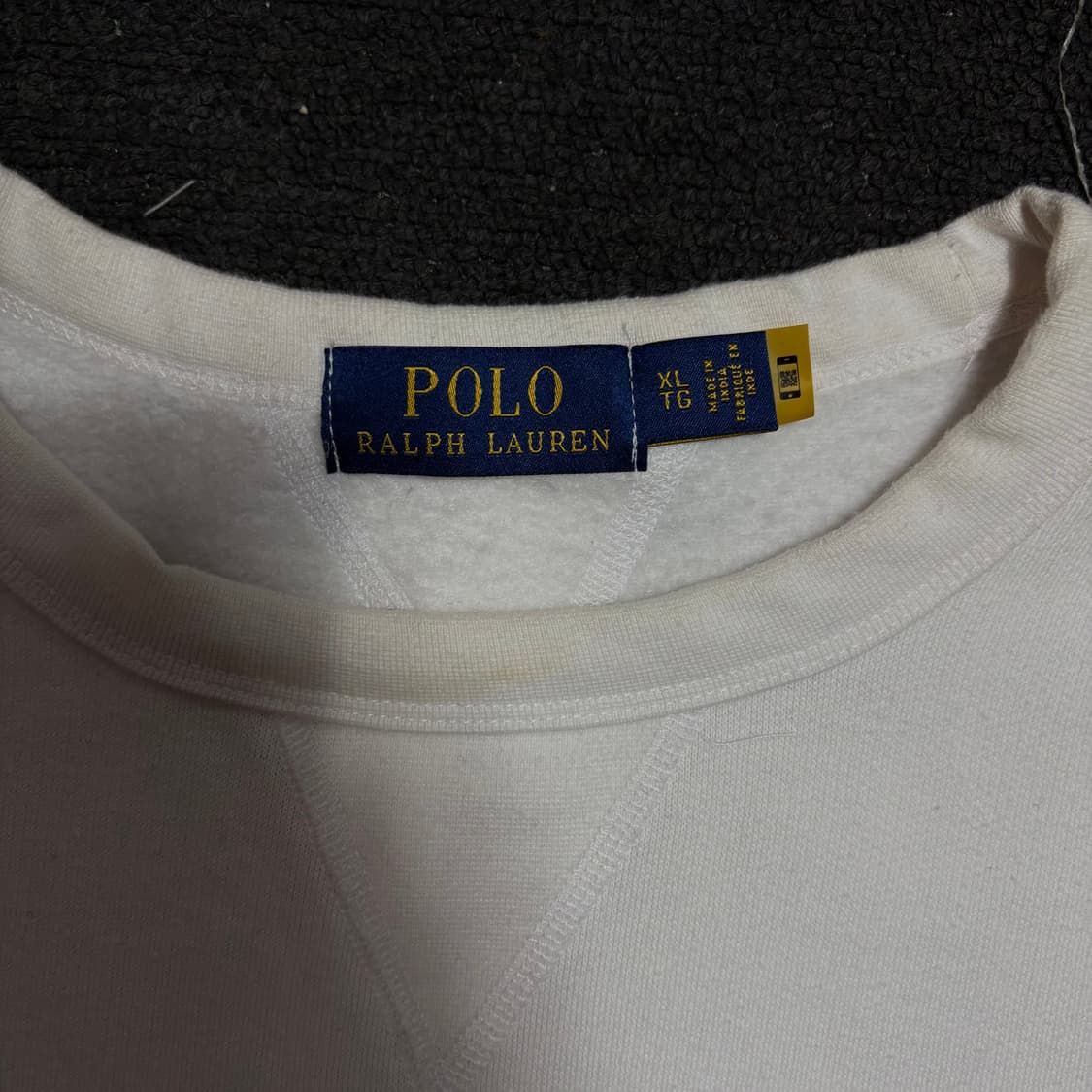 폴로랄프로렌 화이트 맨투맨 XL 상품이미지3