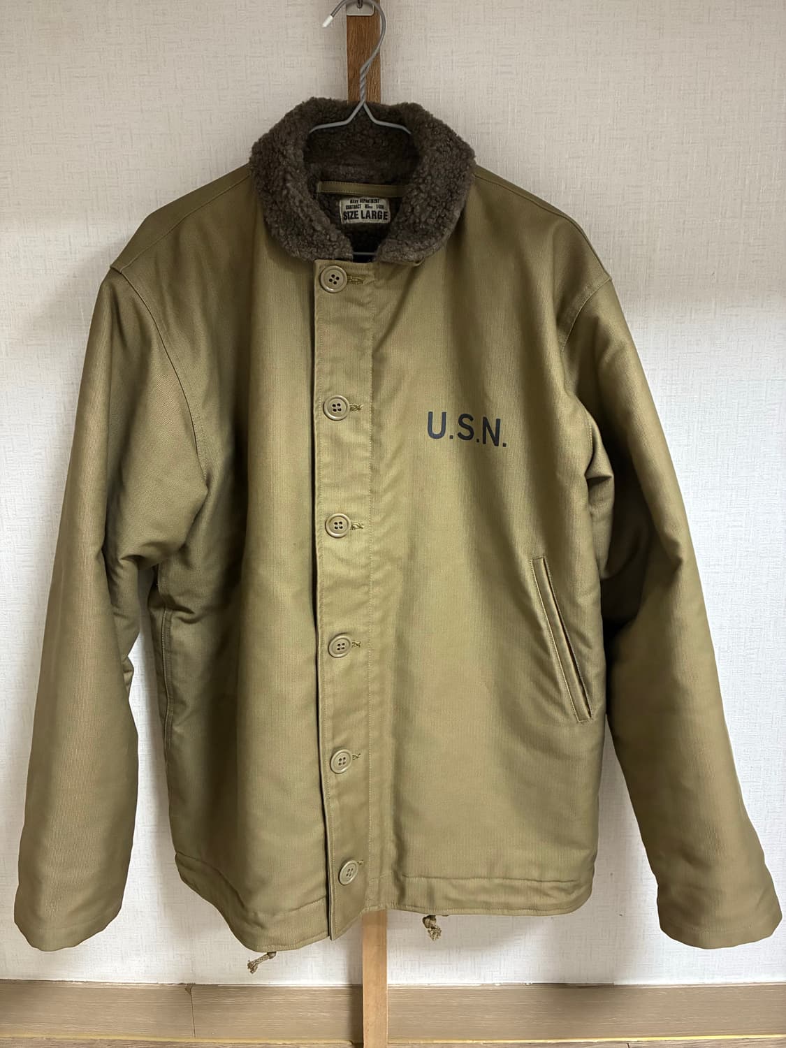 N-1 덱 자켓 미해군복(U.S.N) L사이즈 상품이미지2