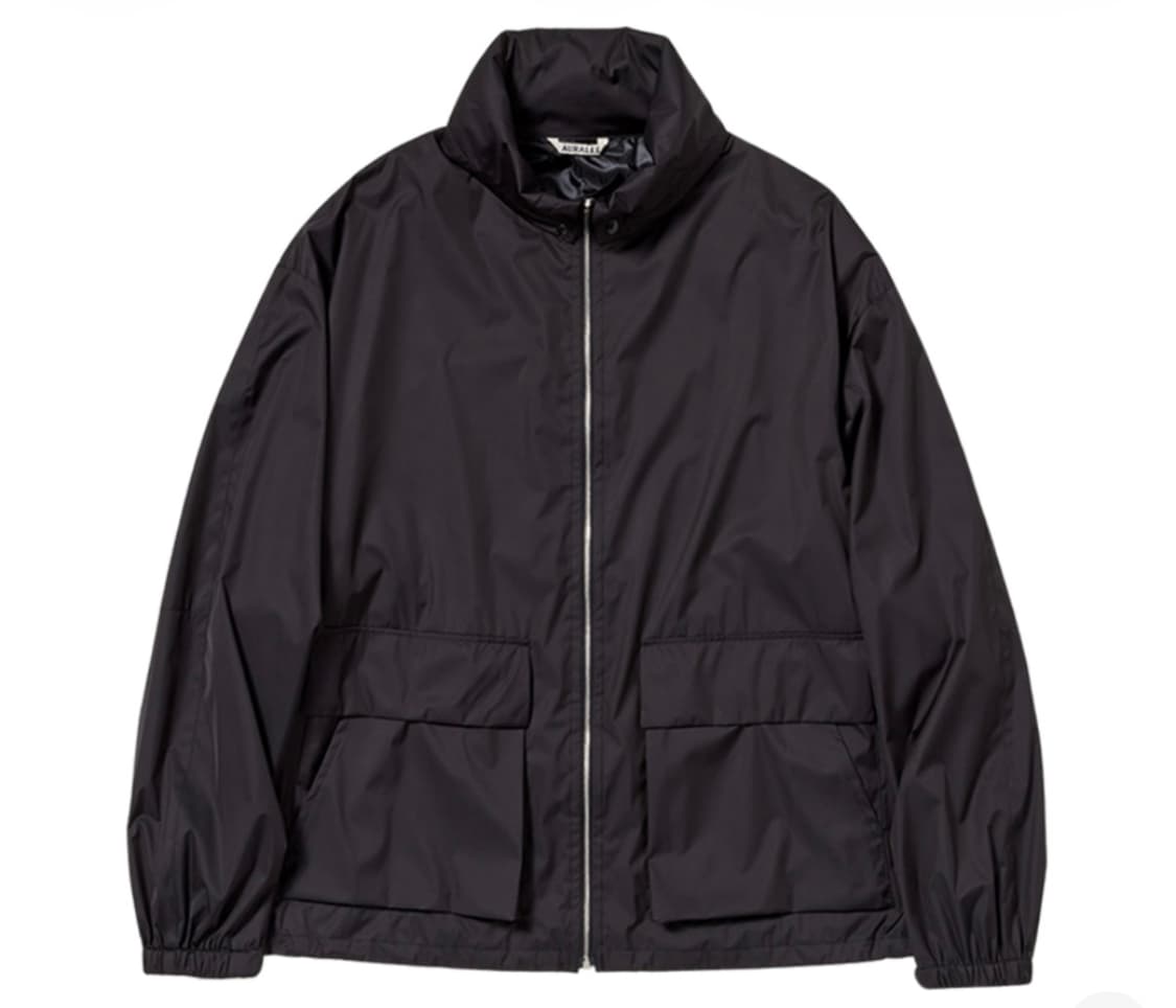 오라리 하드 트위스트 폴리에스터 사틴 라미네이트 집 블루종 블랙 5사이즈 상품이미지1