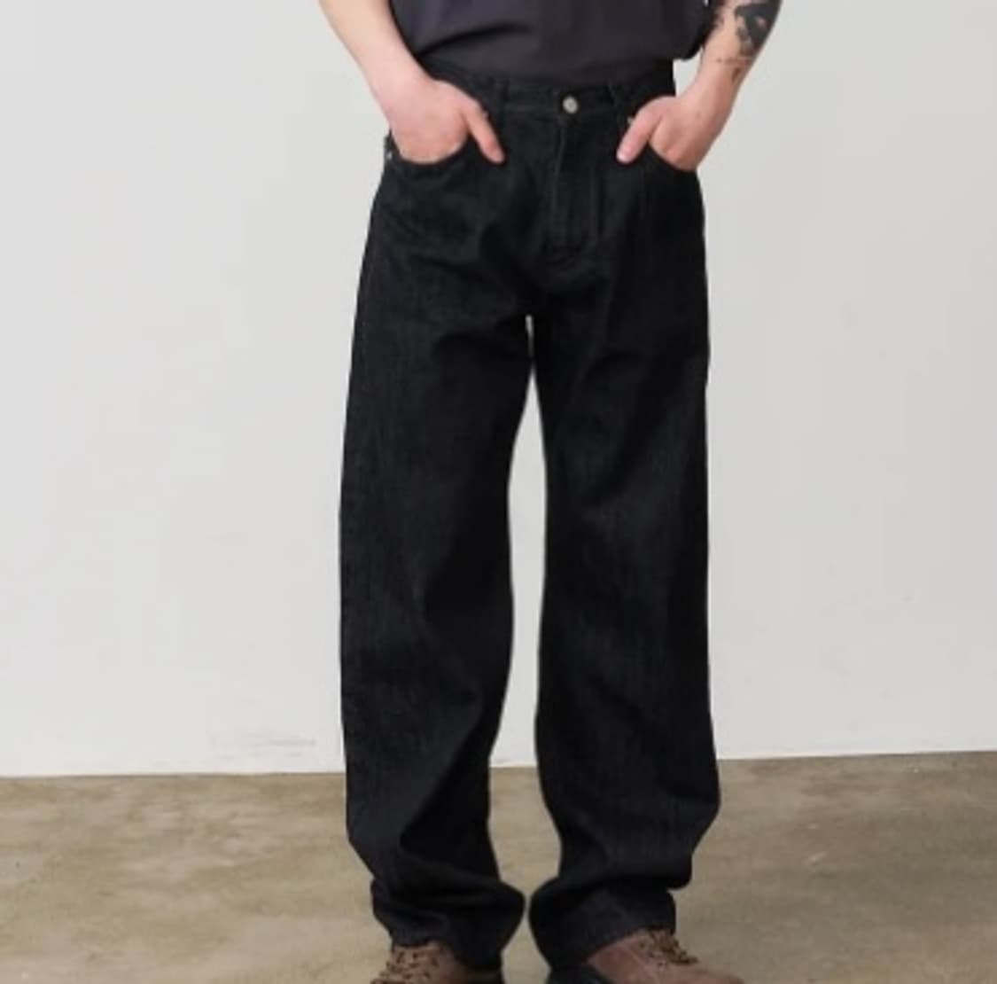 덴메이드 - DEN0061 셀비지 와이드핏 데님 팬츠 상품이미지3