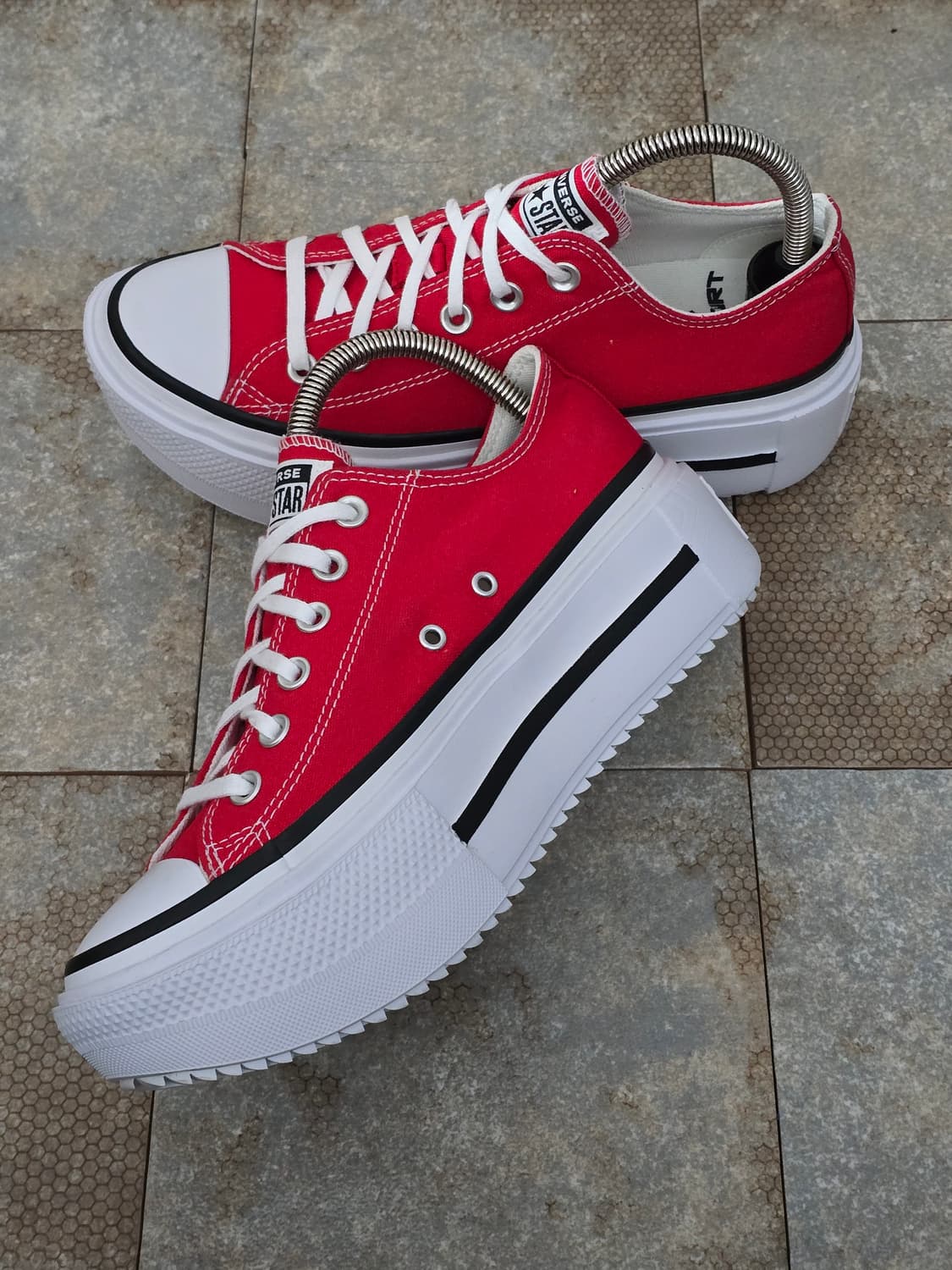 (250)컨버스 척테일러 올스타 더블 스택 레드 로우 상품이미지5