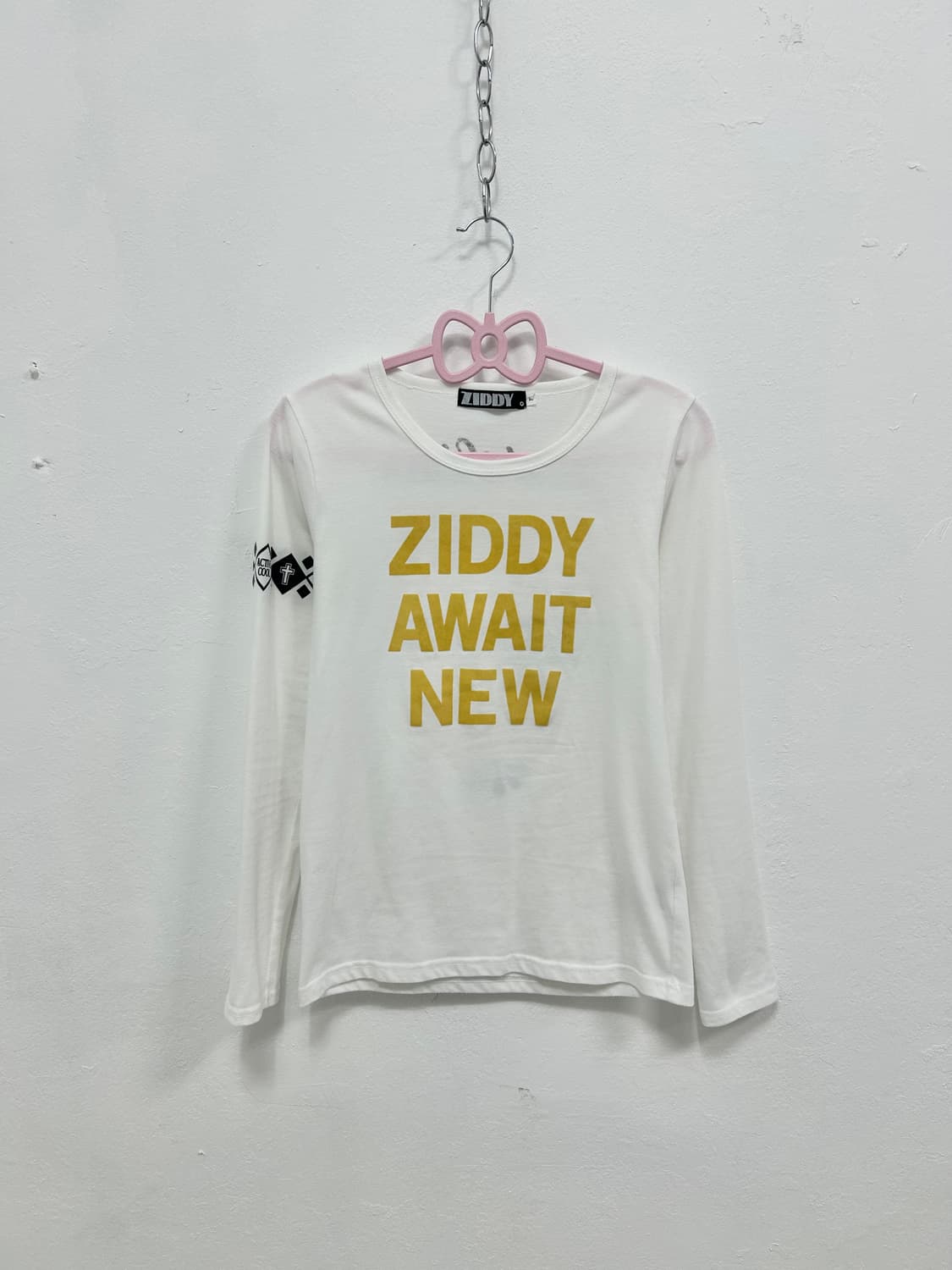 [ZIDDY] 펑크 y2k 갸루 글리터 롱슬리브  상품이미지4