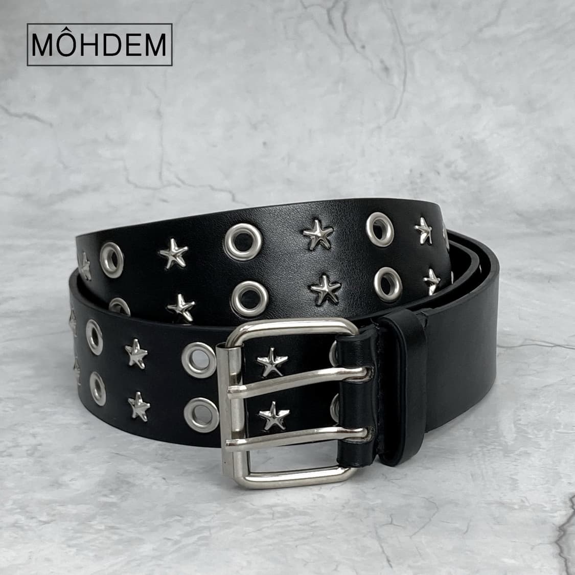 [Unisex] 별 스터드 아일렛 Y2K 벨트 상품이미지4