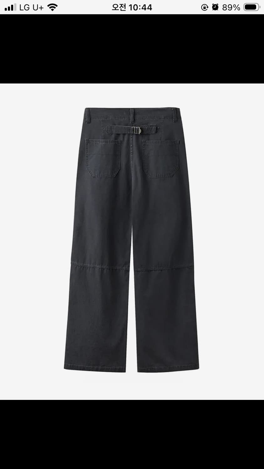 아르반 섹션 라인 리버스 바이오 팬츠 유즈드 차콜 상품이미지2