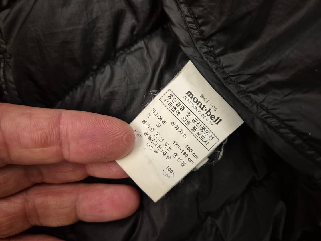 몽벨 EX800 구스다운 경량 패딩 상품이미지7