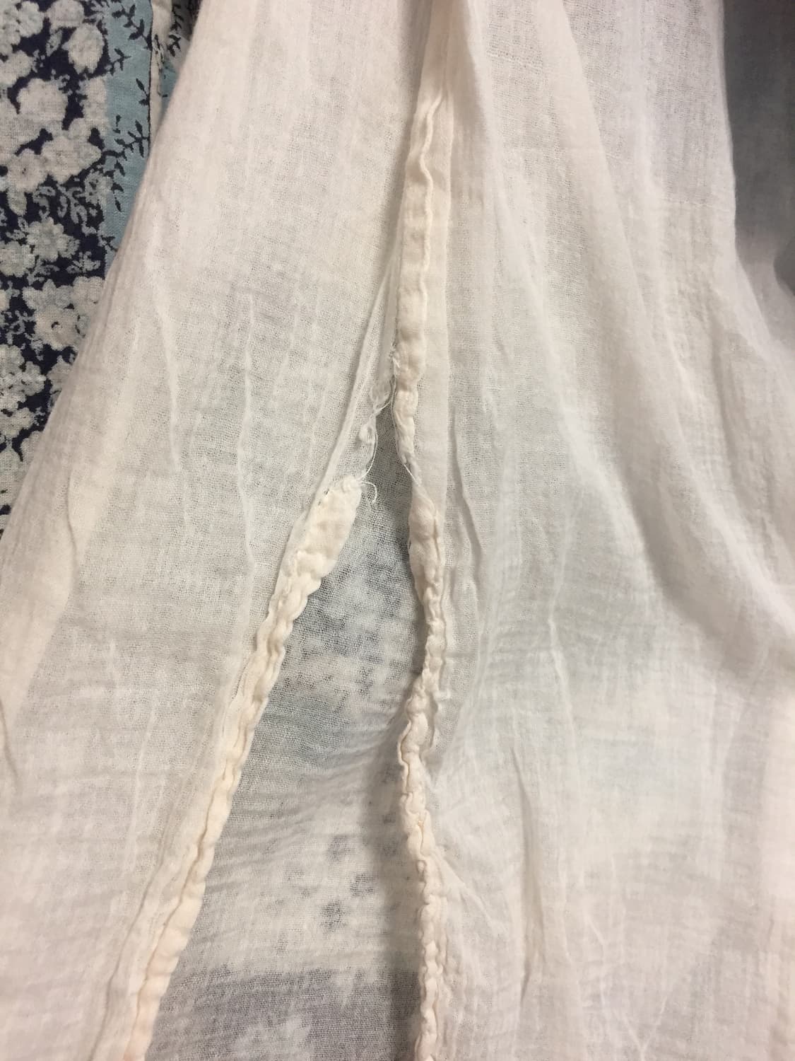 빈티지 모리걸 블루 플라워 스커트 상품이미지4