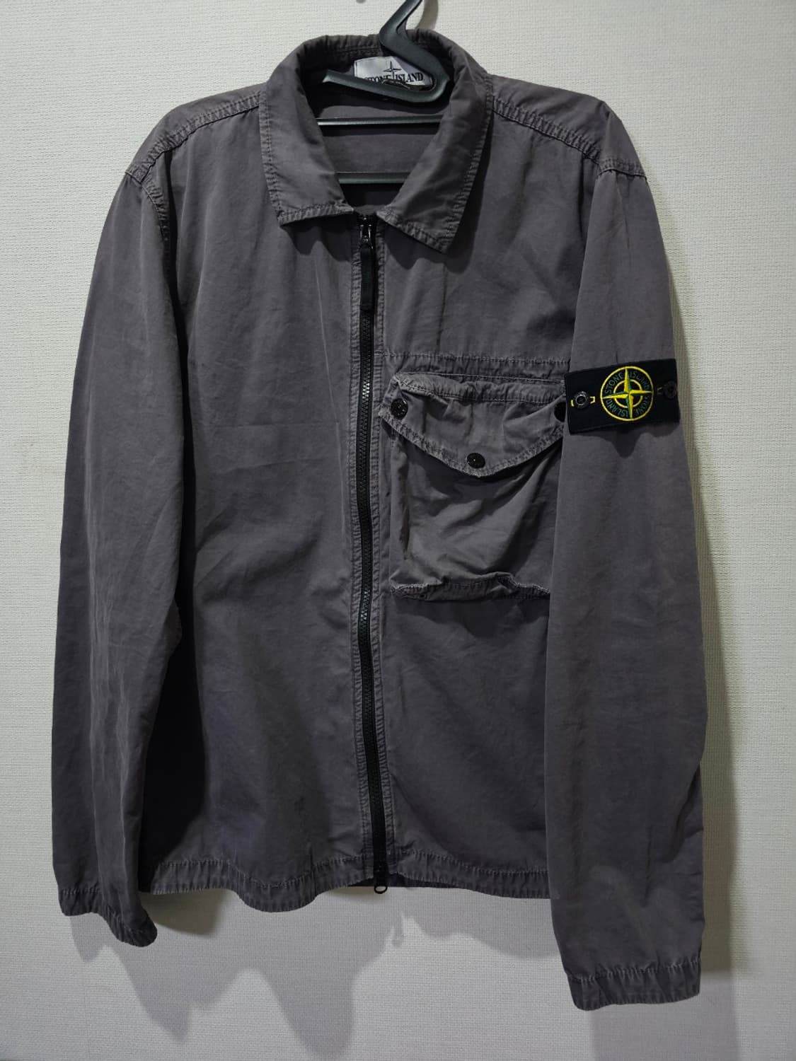 정품 스톤아일랜드 올드이펙트 오버셔츠 자켓 95 / M 상품이미지1