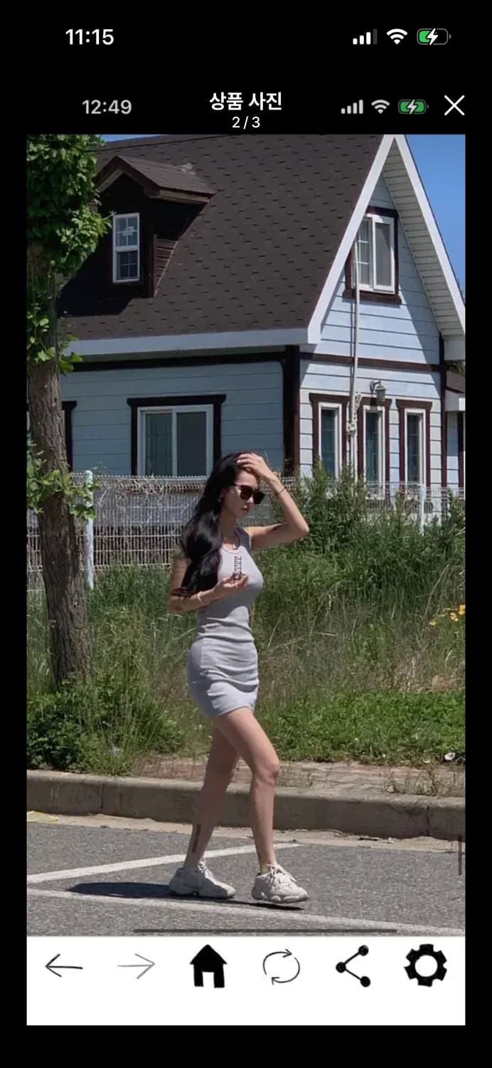 페일제이드 베이직라벨원피스 그레이 상품이미지2