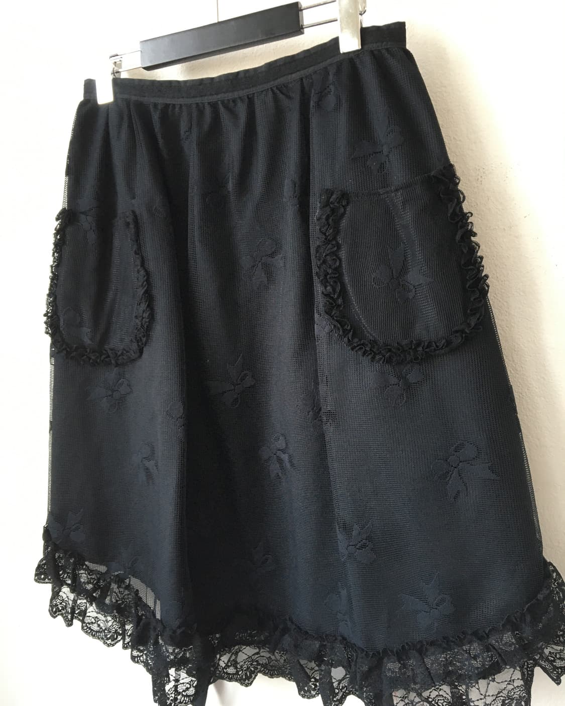 ribbon pattern lace trimming apron 상품이미지4