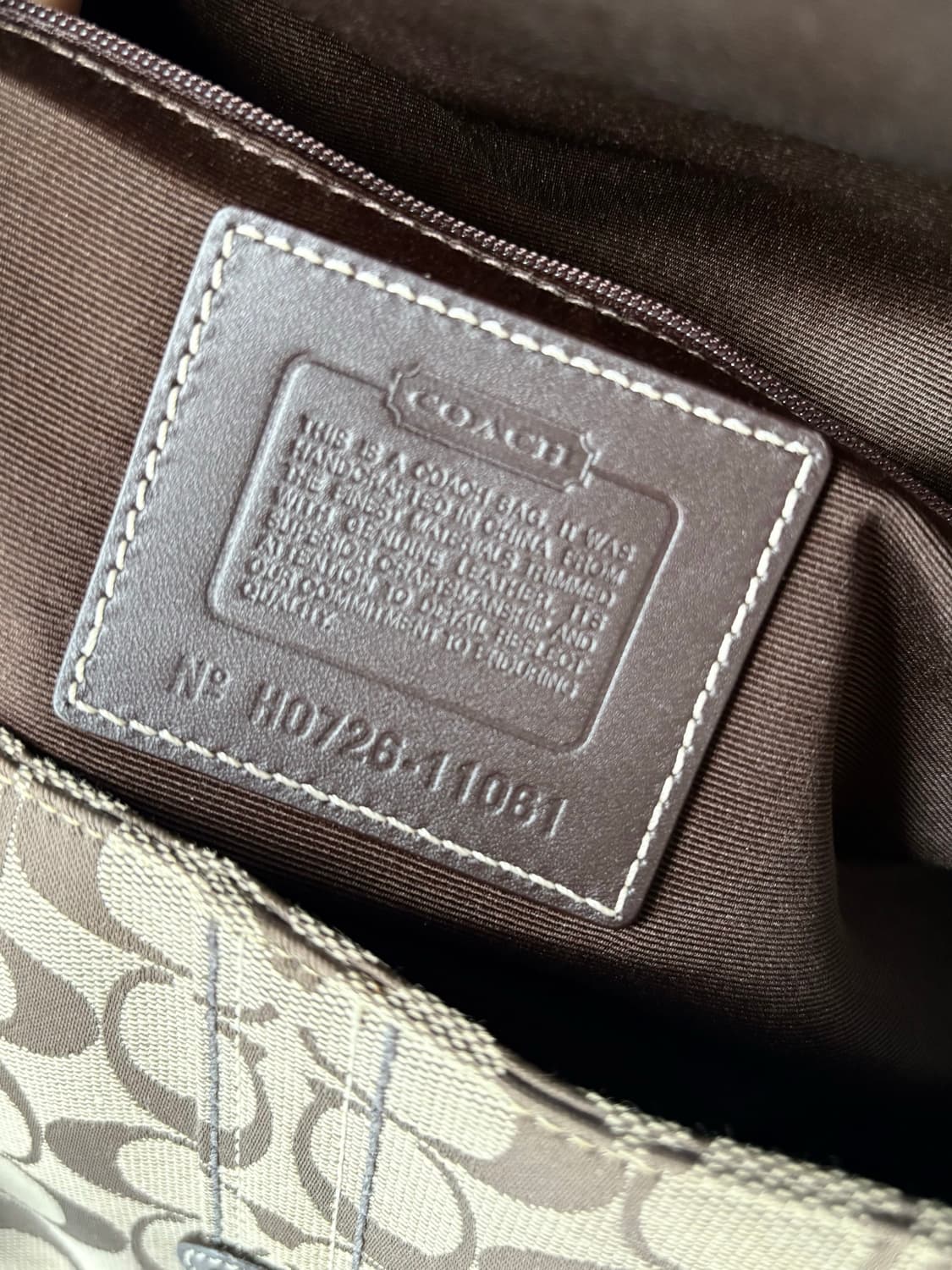 Coach classic brown shoulder bag 상품이미지6
