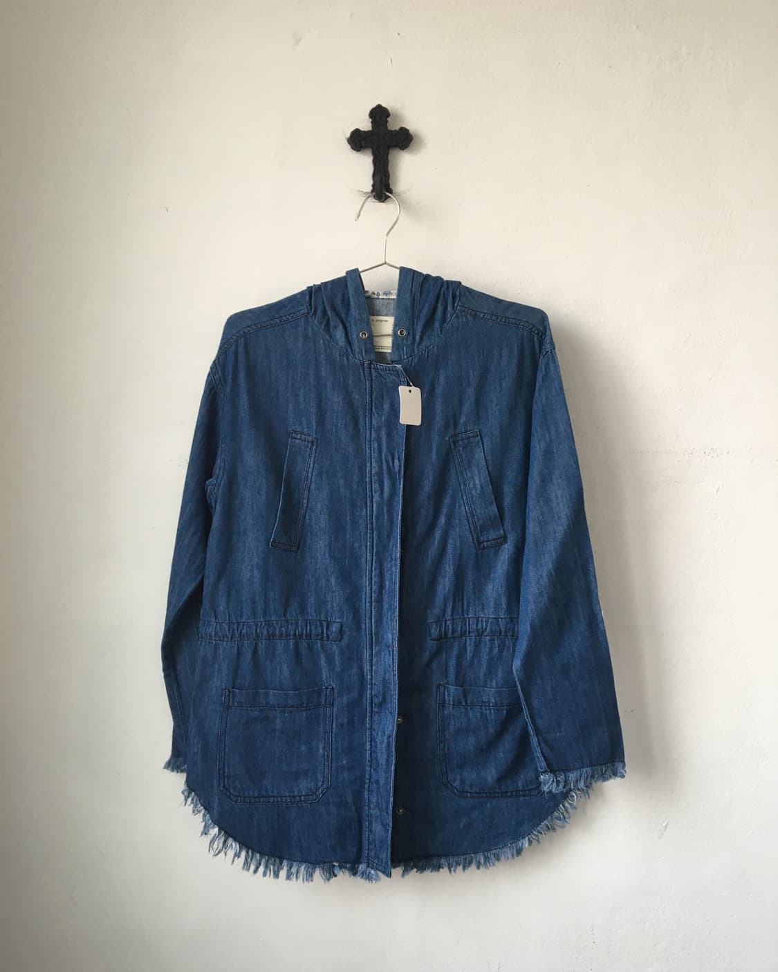 Fringe point hood zip up 상품이미지2