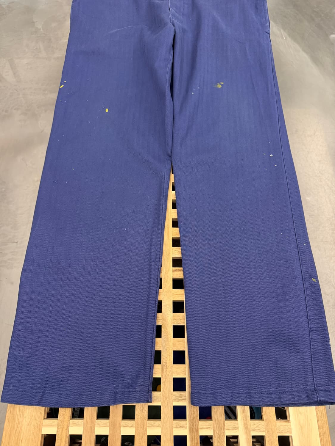70s DISTRESSED FRENCH HBT 헤링본트윌 프렌치워크팬츠 상품이미지4