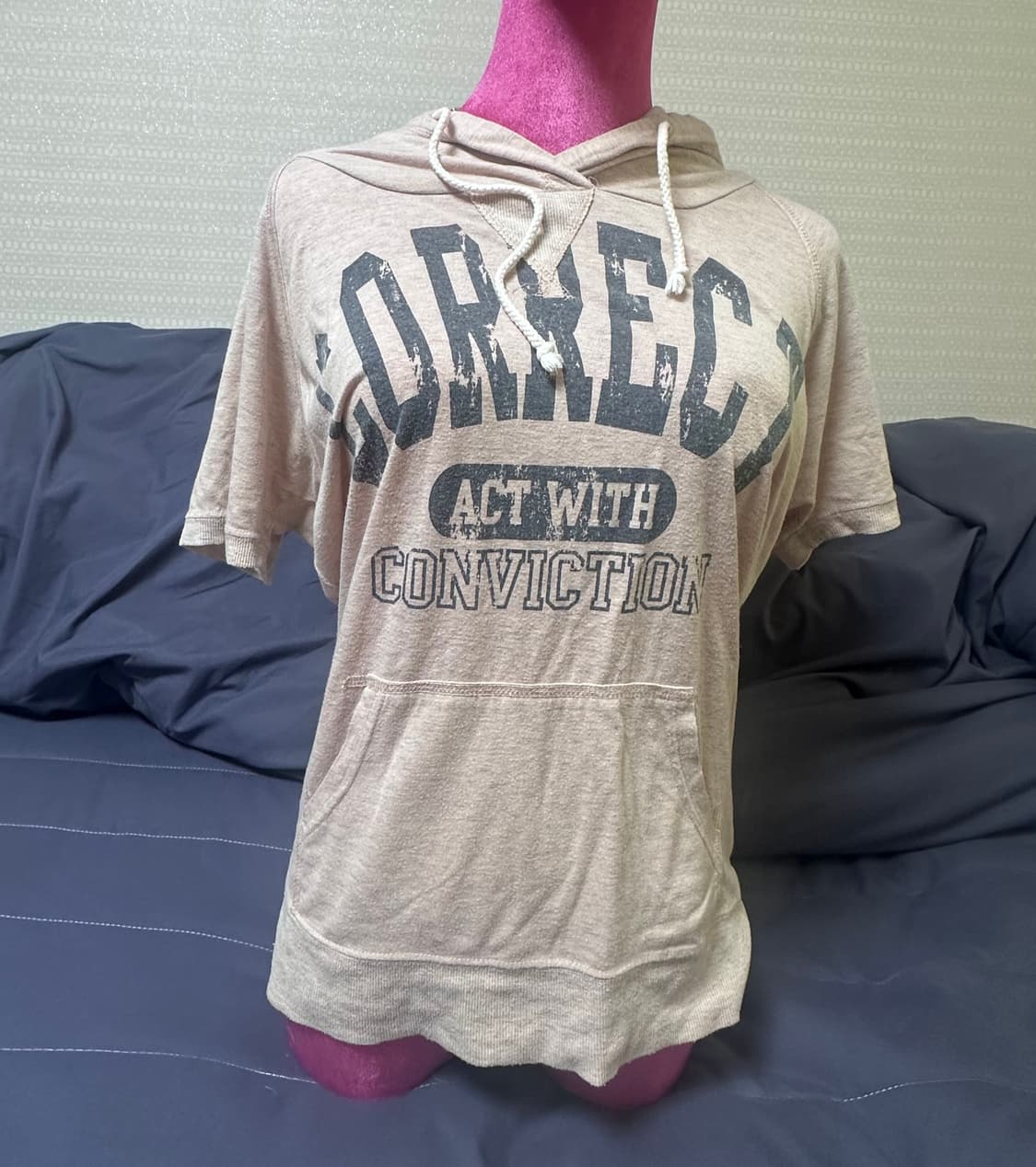 빈티지 너드 후드 반팔티 상품이미지1