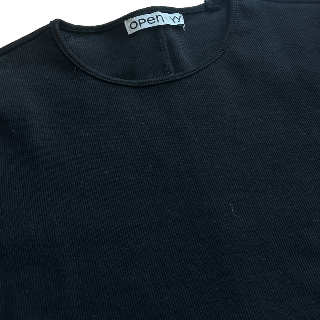 오픈와이와이 Ribbed side slit top 상품이미지3
