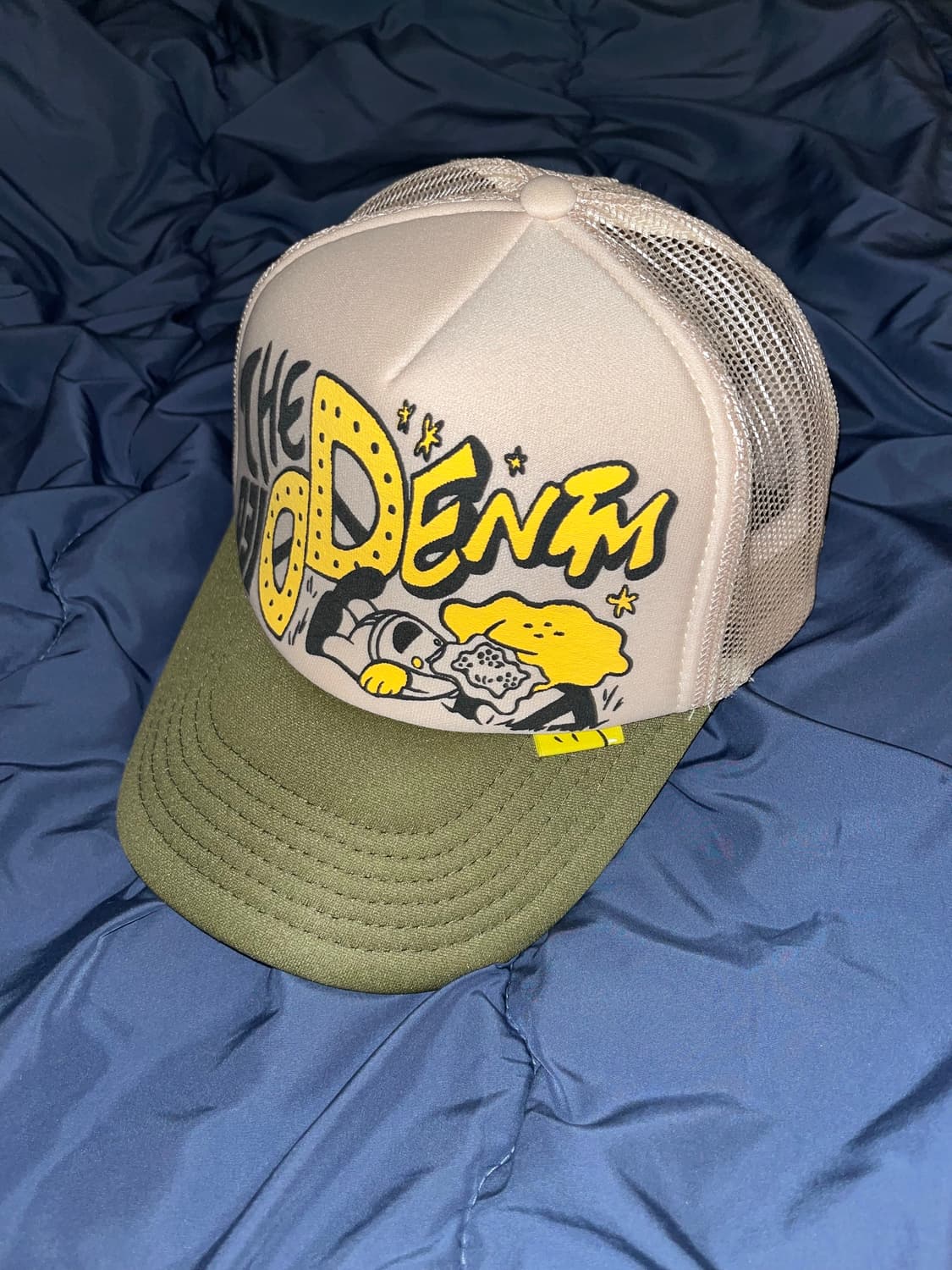 캐피탈 트러커 캡 더 데님 키나리 (카키) 상품이미지1