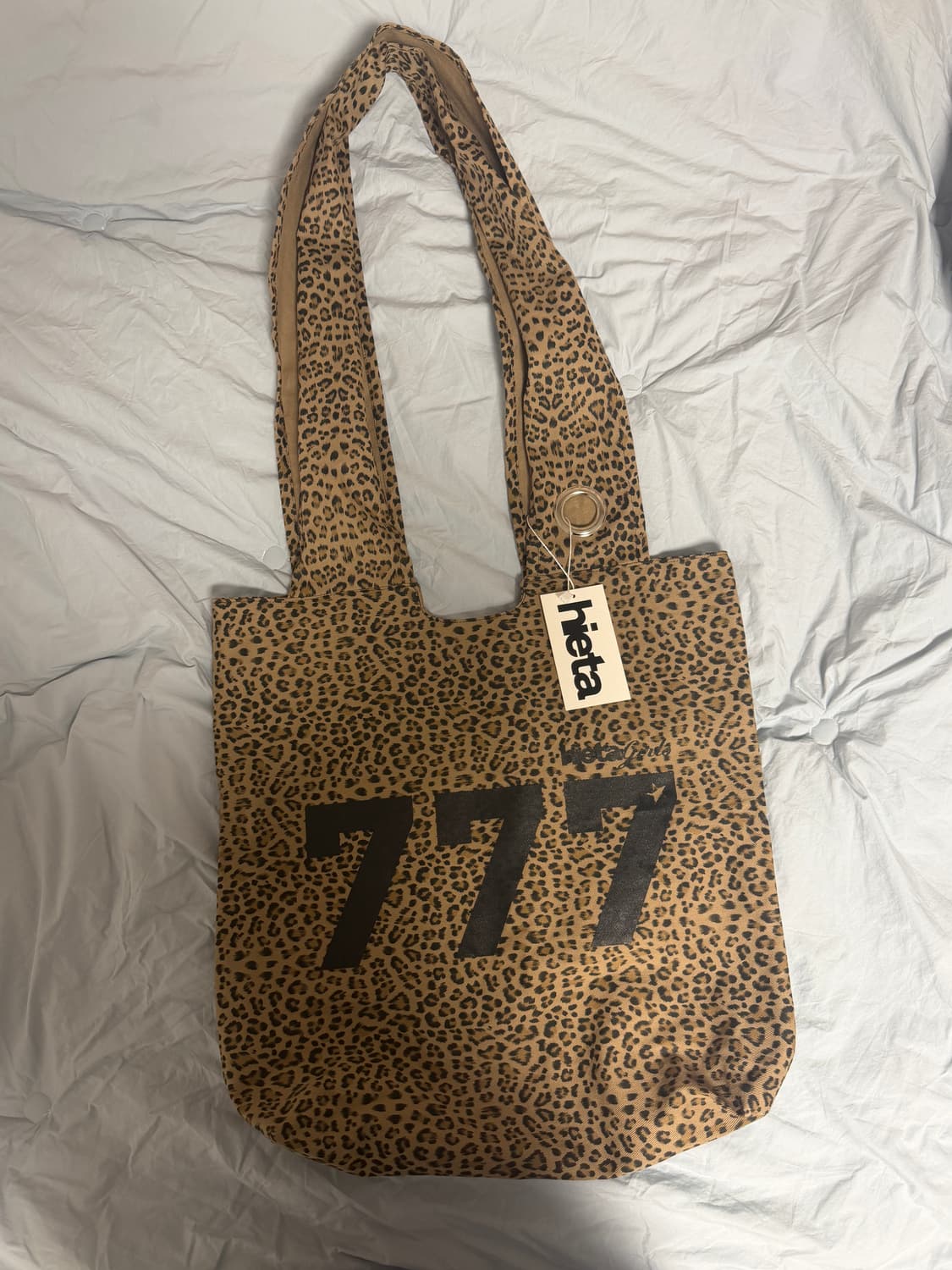 Hieta 777 angels bag / Beige Leopard 상품이미지6