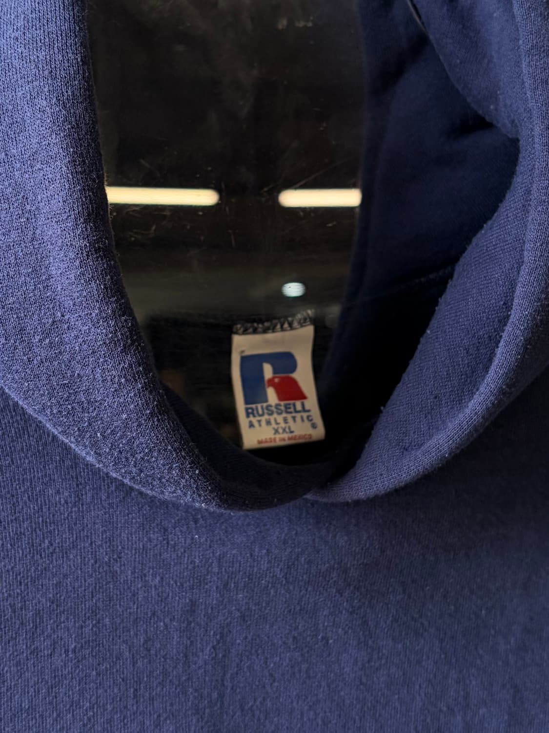 90s 러셀 에슬레틱 50/50 후디 네이비 상품이미지2