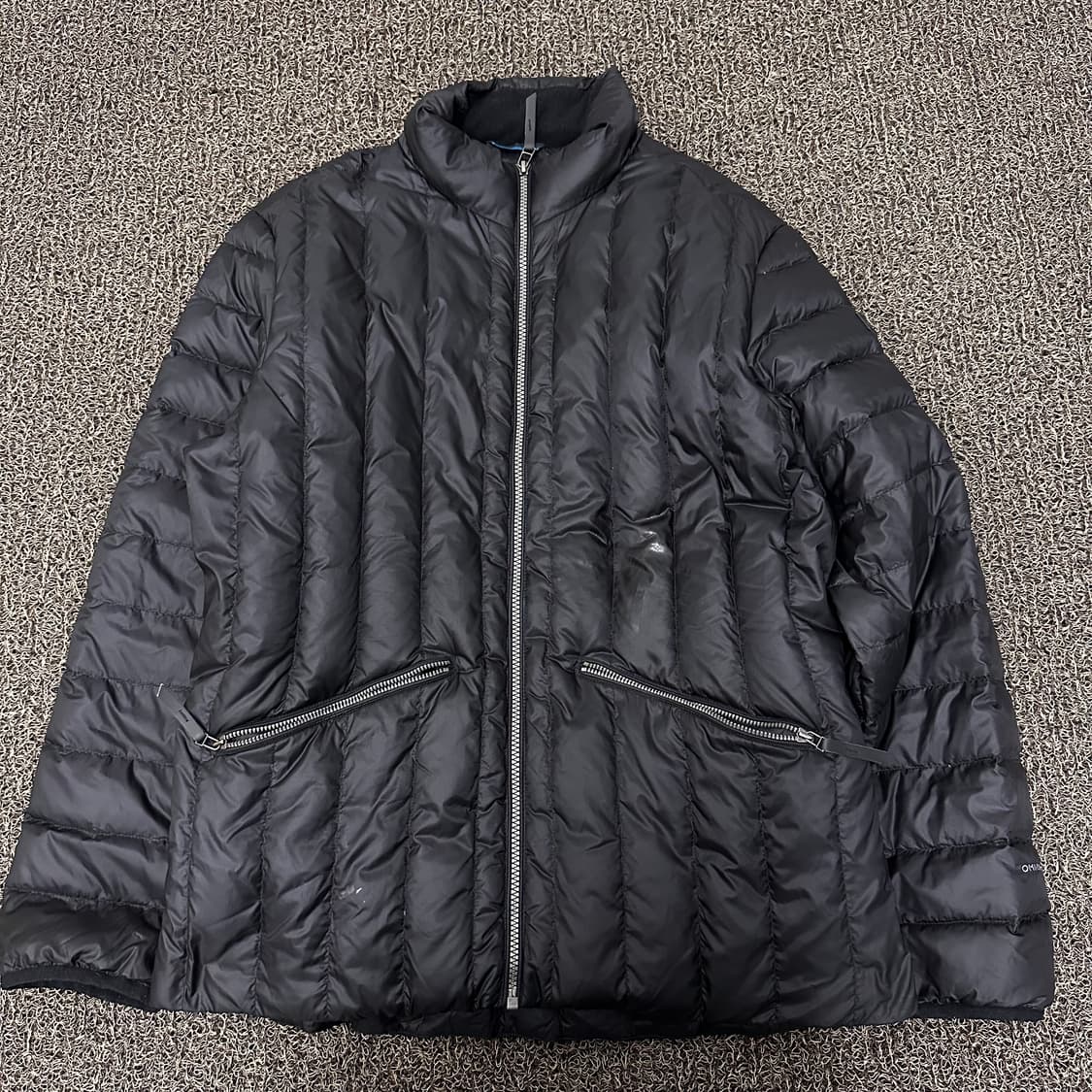 컬럼비아 구스다운 패딩 점퍼 블랙 XL 상품이미지1