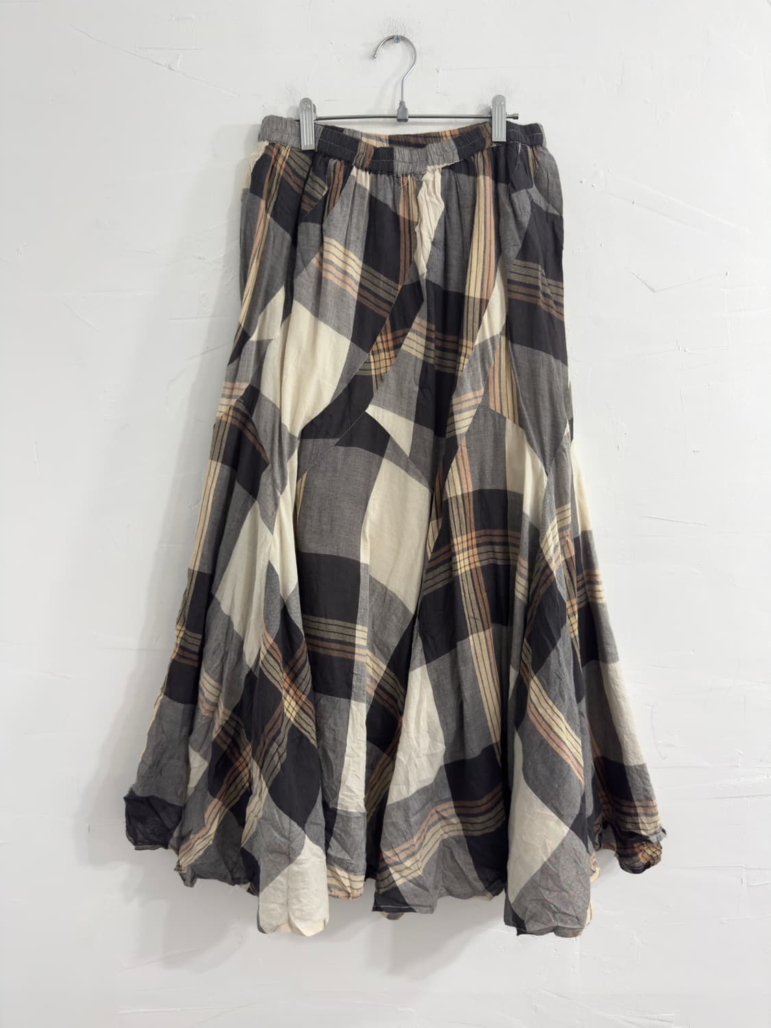 check design maxi skirt 상품이미지3