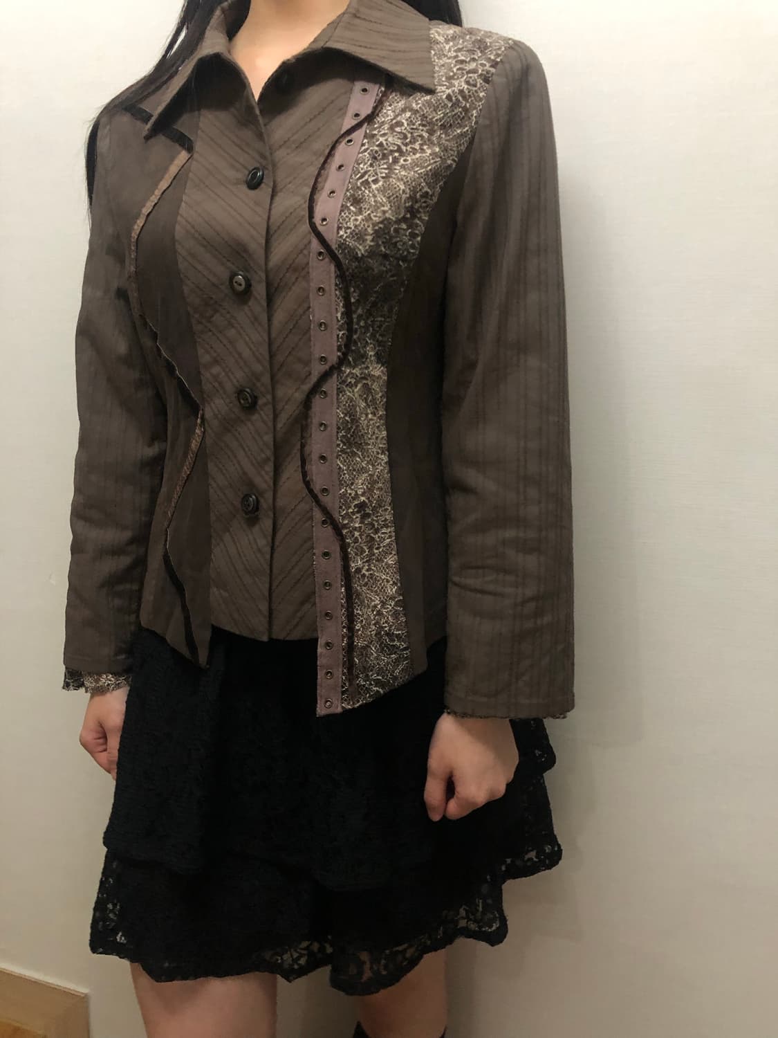 빈티지 브라운 오리엔탈 자켓 상품이미지3