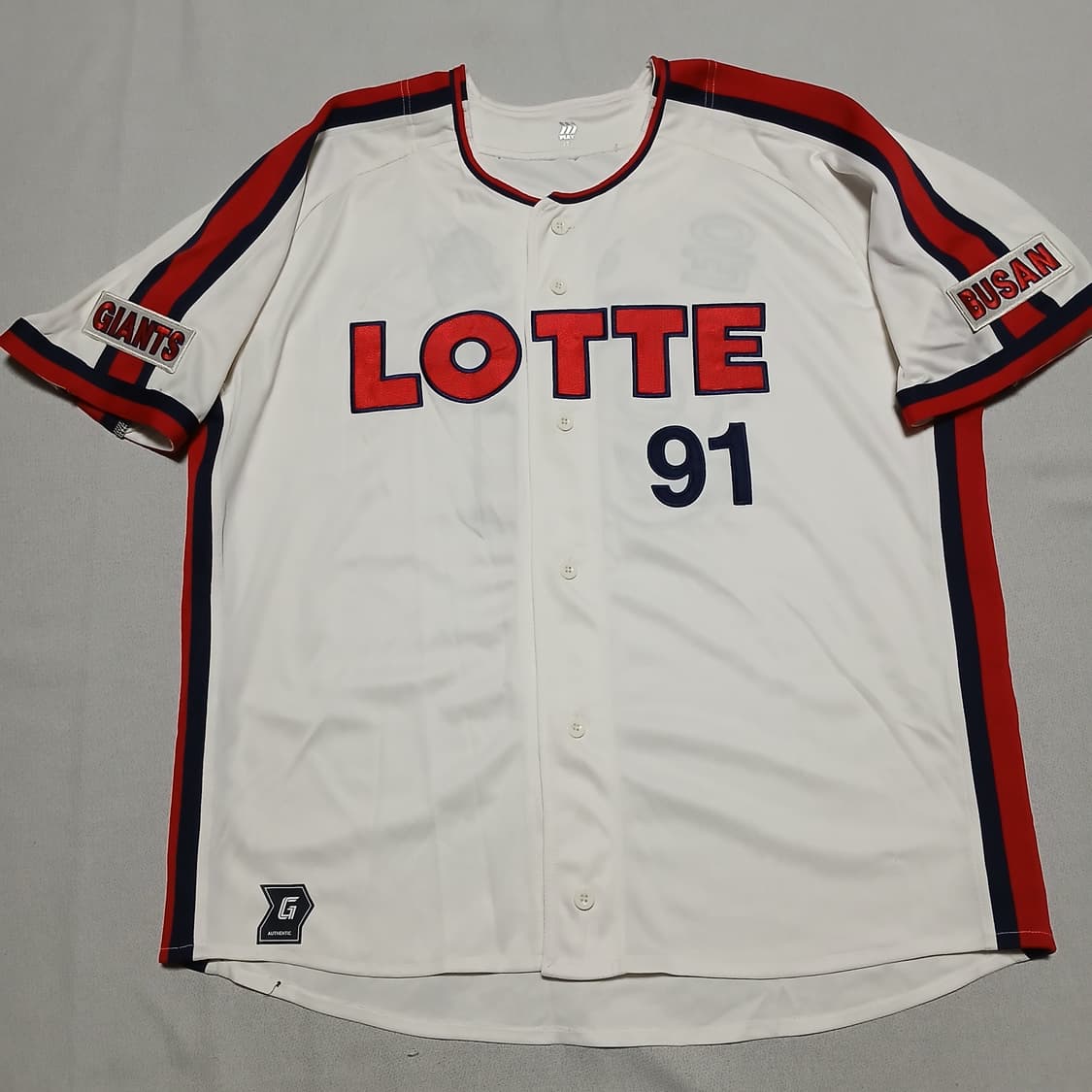 롯데자이언츠 어센틱 윤동희 자수 유니폼 야구 져지 120 상품이미지8